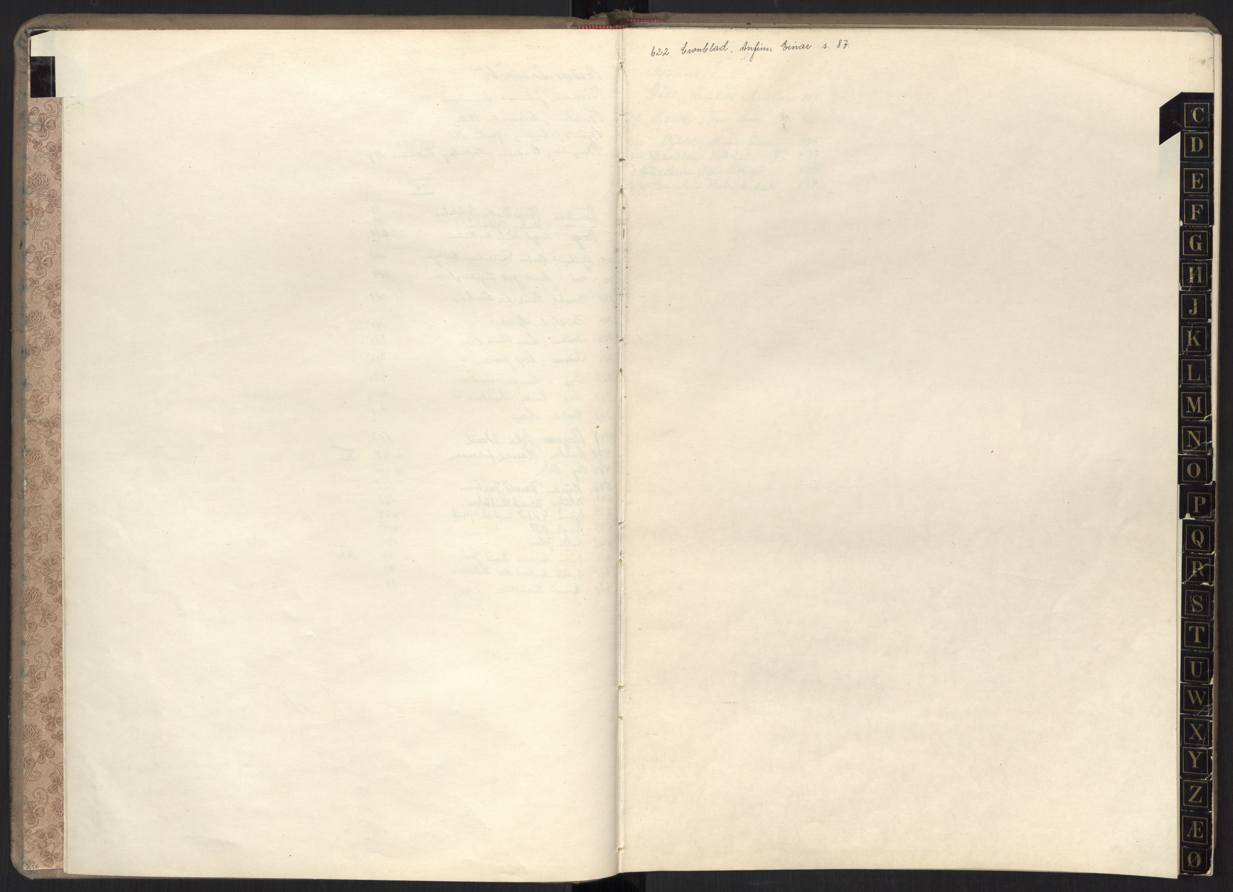 Falstad skolehjem, AV/RA-S-1676/E/Ea/L0007: Elevprotokoll nr. 3 løpenr. 194-268, 1909-1913
