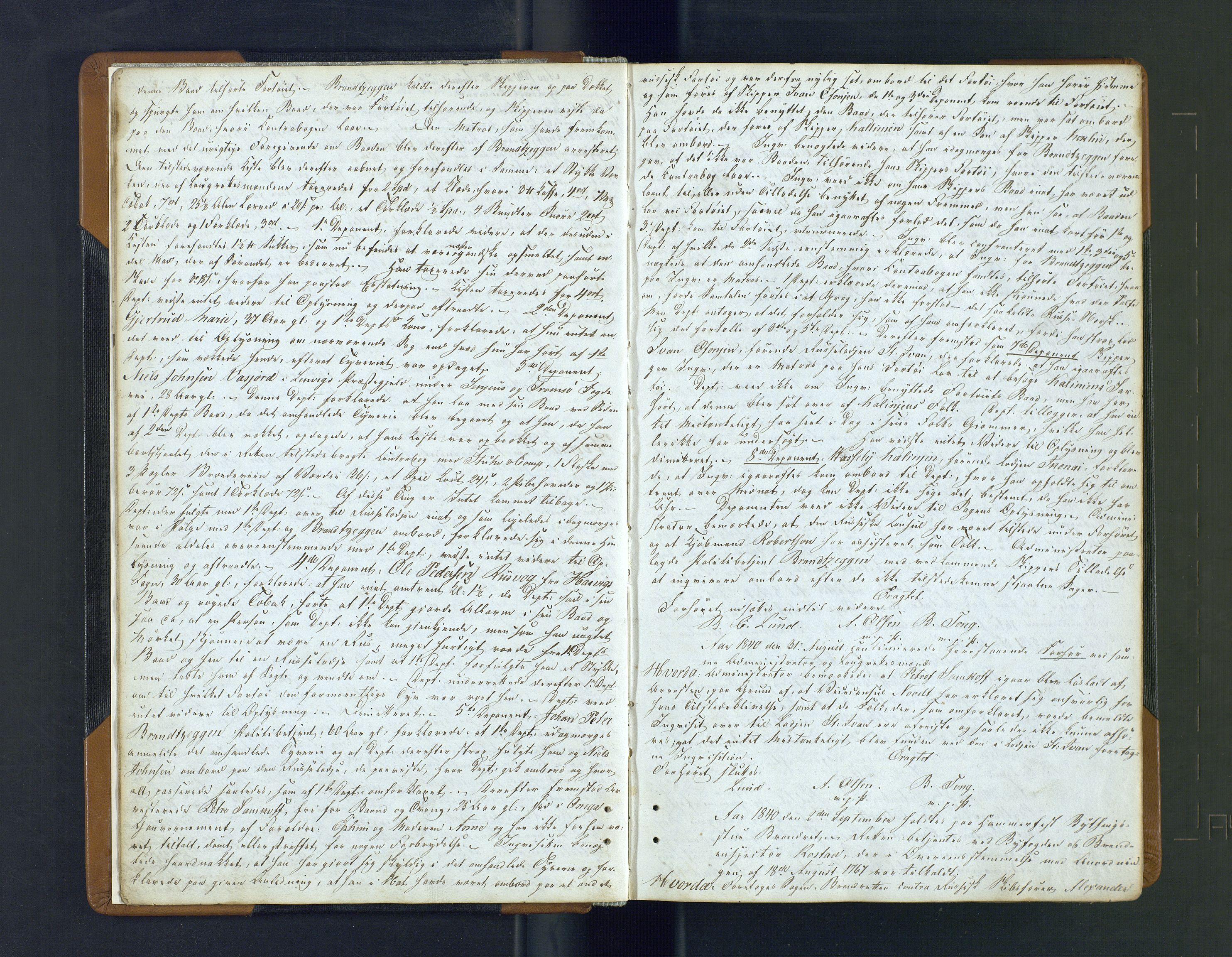 Hammerfest fogderi/sorenskriveri, AV/SATØ-S-0056/1/J/Ja/Jab/L0181: Ekstrarettsprotokoller, 1840-1846, s. 6-7
