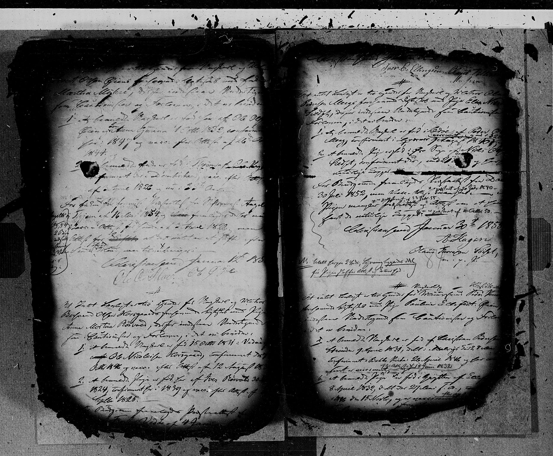 Kristiansund sokneprestkontor, AV/SAT-A-1068/1/I/I1: Forlovererklæringer nr. 16, 1846-1855, s. 84