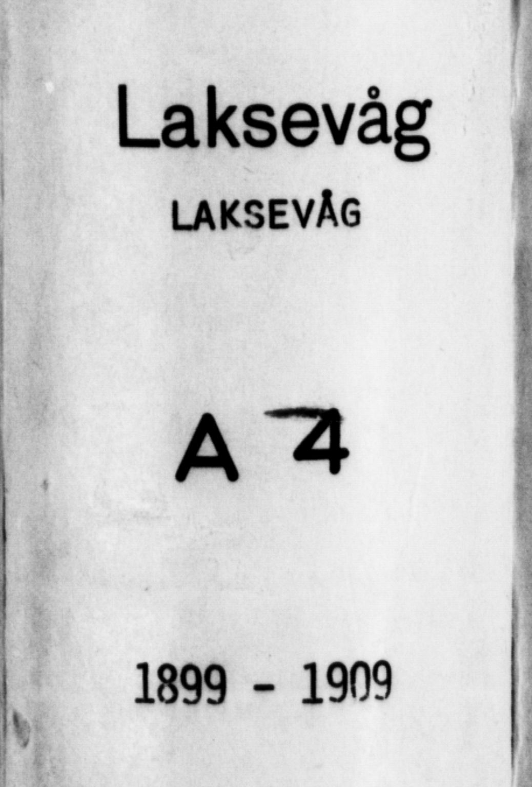 Laksevåg Sokneprestembete, SAB/A-76501/H/Ha/Hab/Haba/L0004: Klokkerbok nr. A 4, 1899-1909