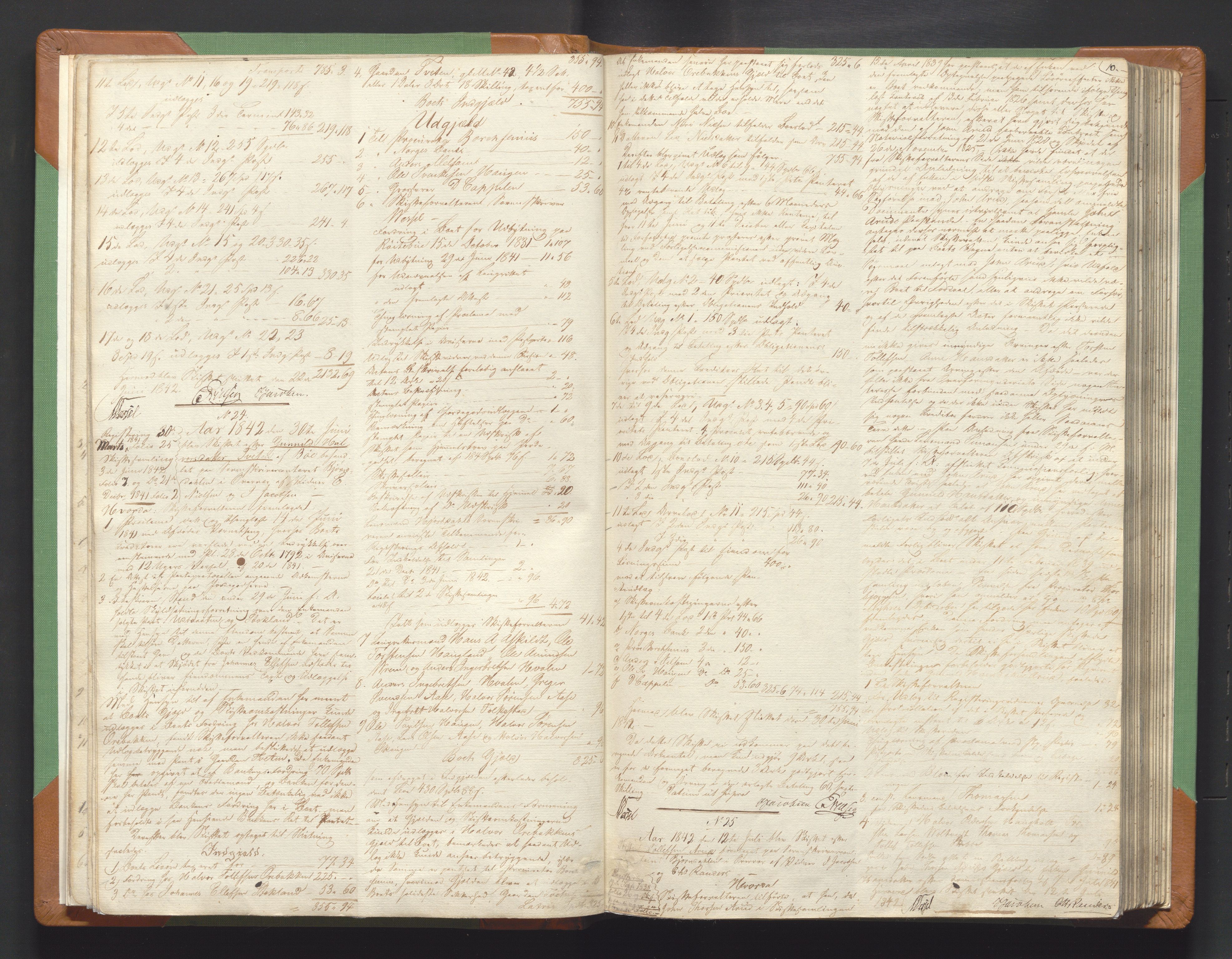 Nedre Telemark sorenskriveri, AV/SAKO-A-135/H/Hb/Hbe/L0001: Skifteutlodningsprotokoll, 1842-1857, s. 9b-10a