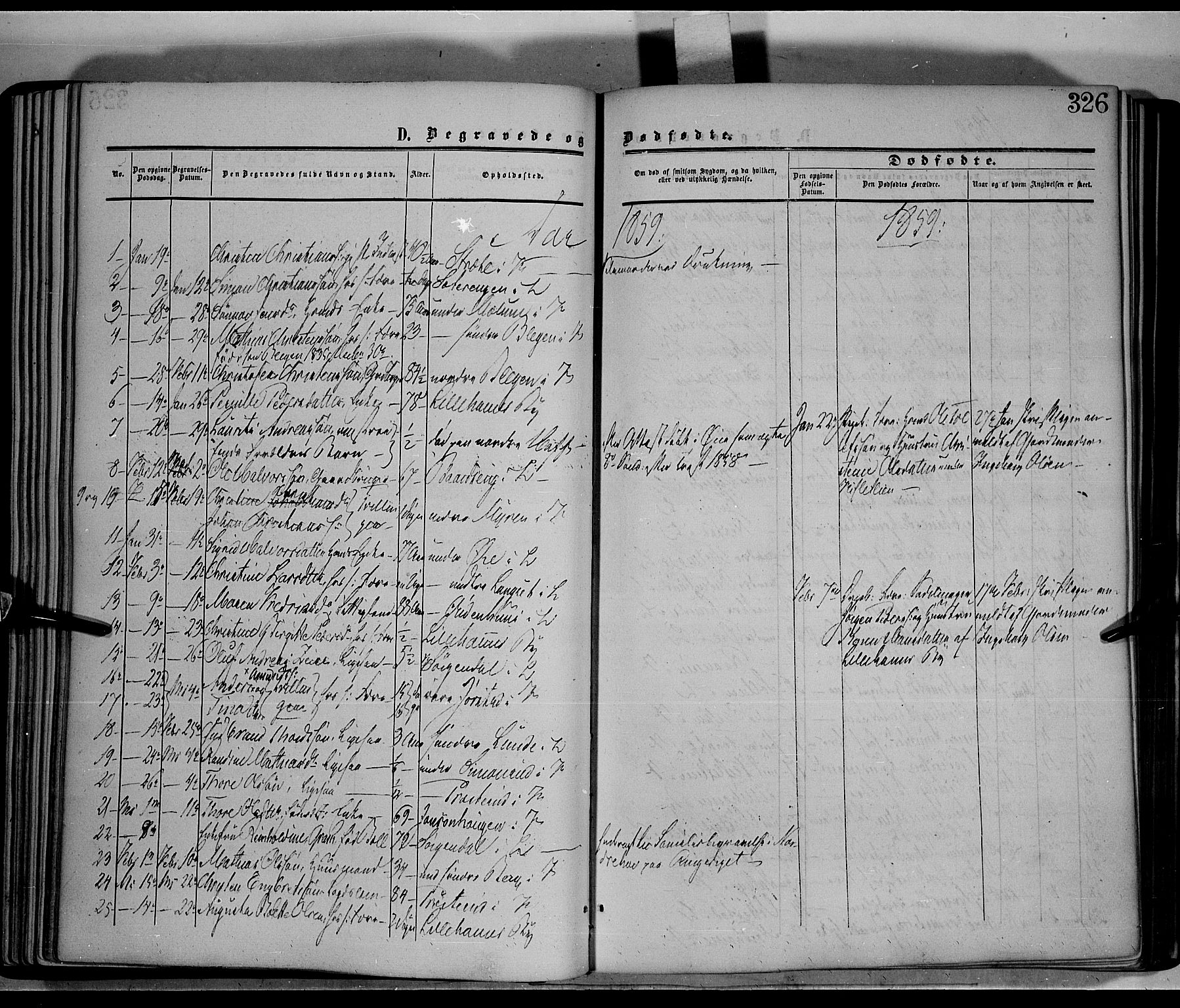 Fåberg prestekontor, AV/SAH-PREST-086/H/Ha/Haa/L0006: Ministerialbok nr. 6B, 1855-1867, s. 326