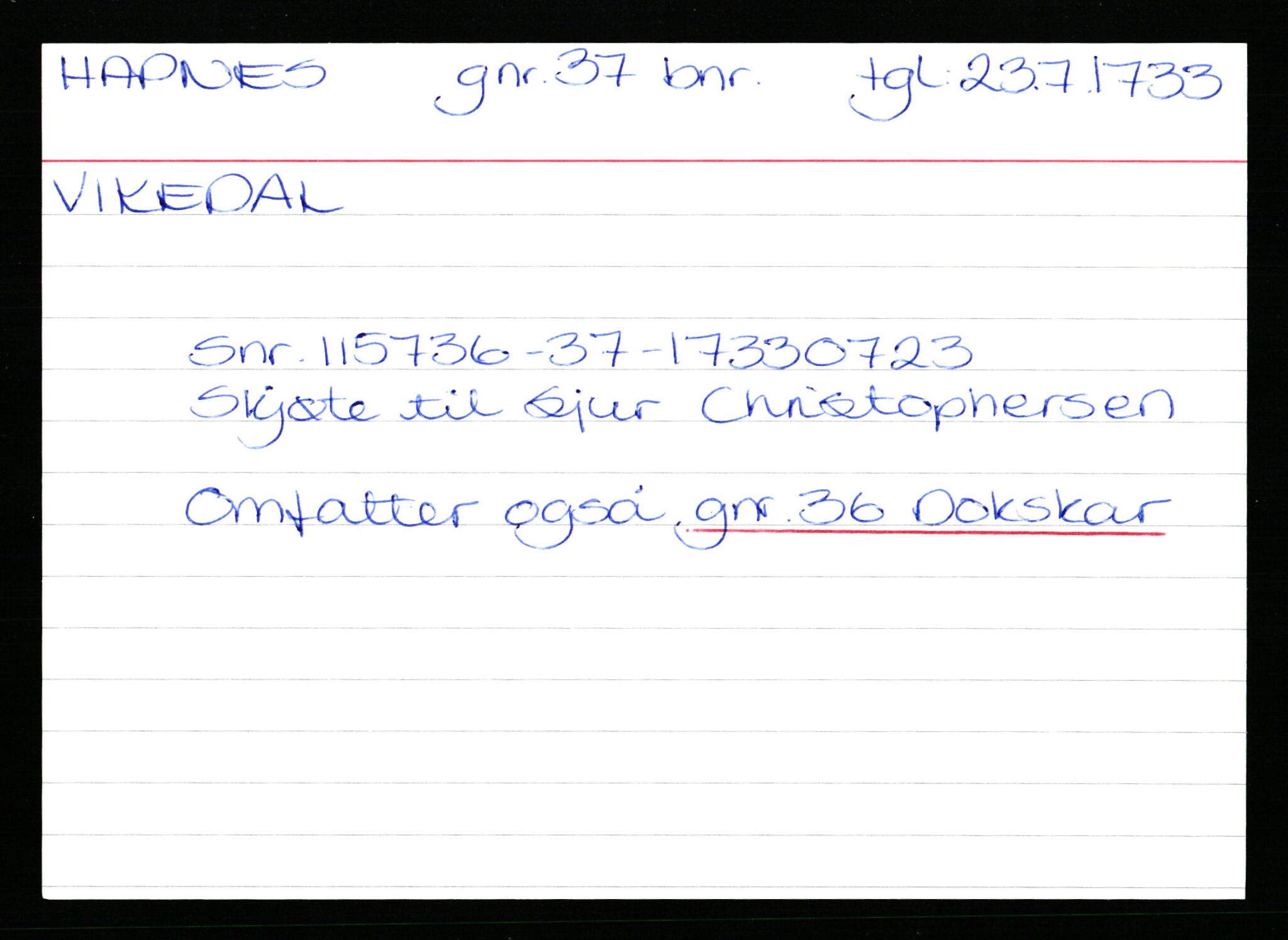 Statsarkivet i Stavanger, AV/SAST-A-101971/03/Y/Yk/L0015: Registerkort sortert etter gårdsnavn: Haneberg - Haugland nedre, 1750-1930, s. 137