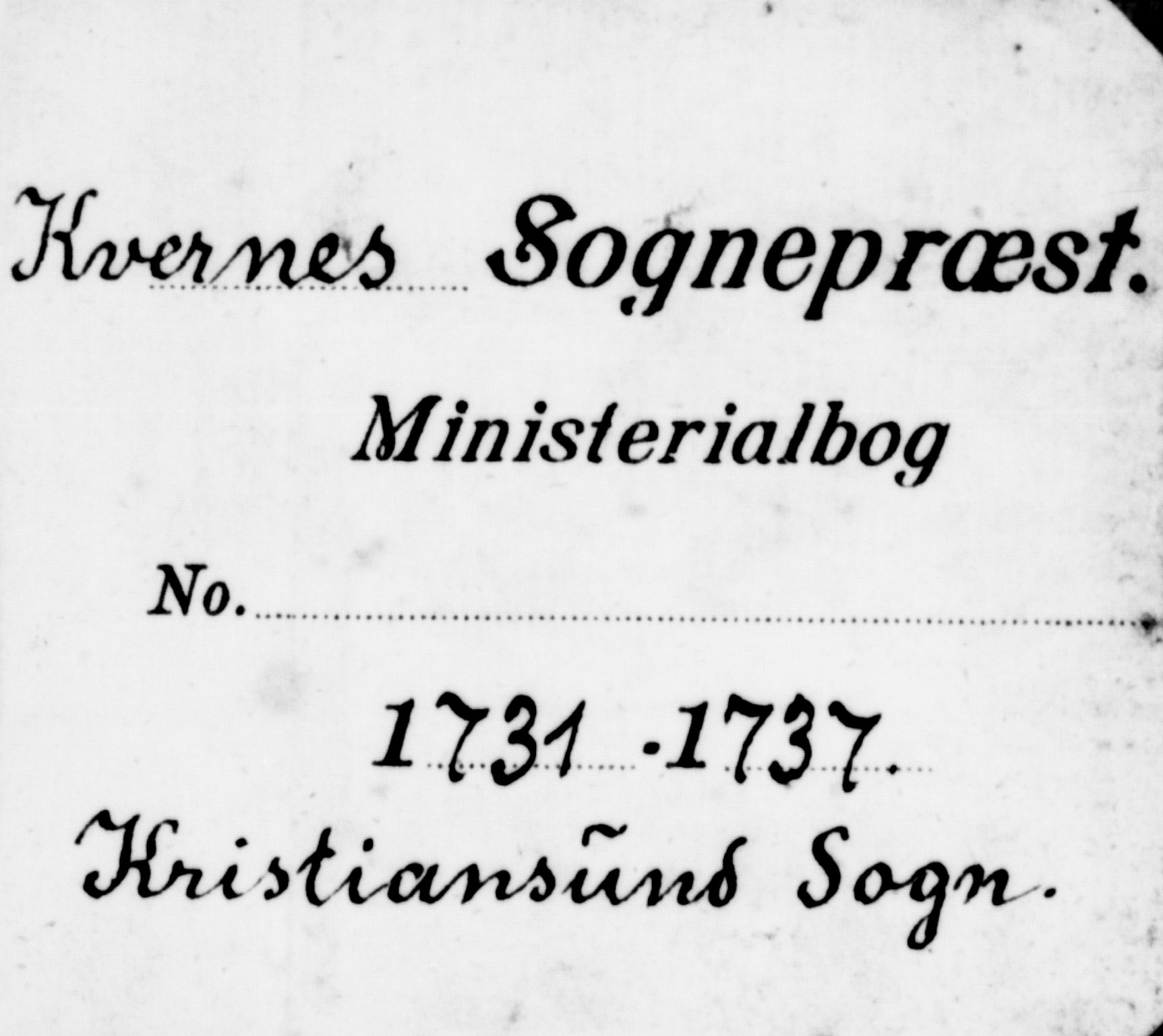 Ministerialprotokoller, klokkerbøker og fødselsregistre - Møre og Romsdal, AV/SAT-A-1454/572/L0838: Ministerialbok nr. 572A01, 1731-1737