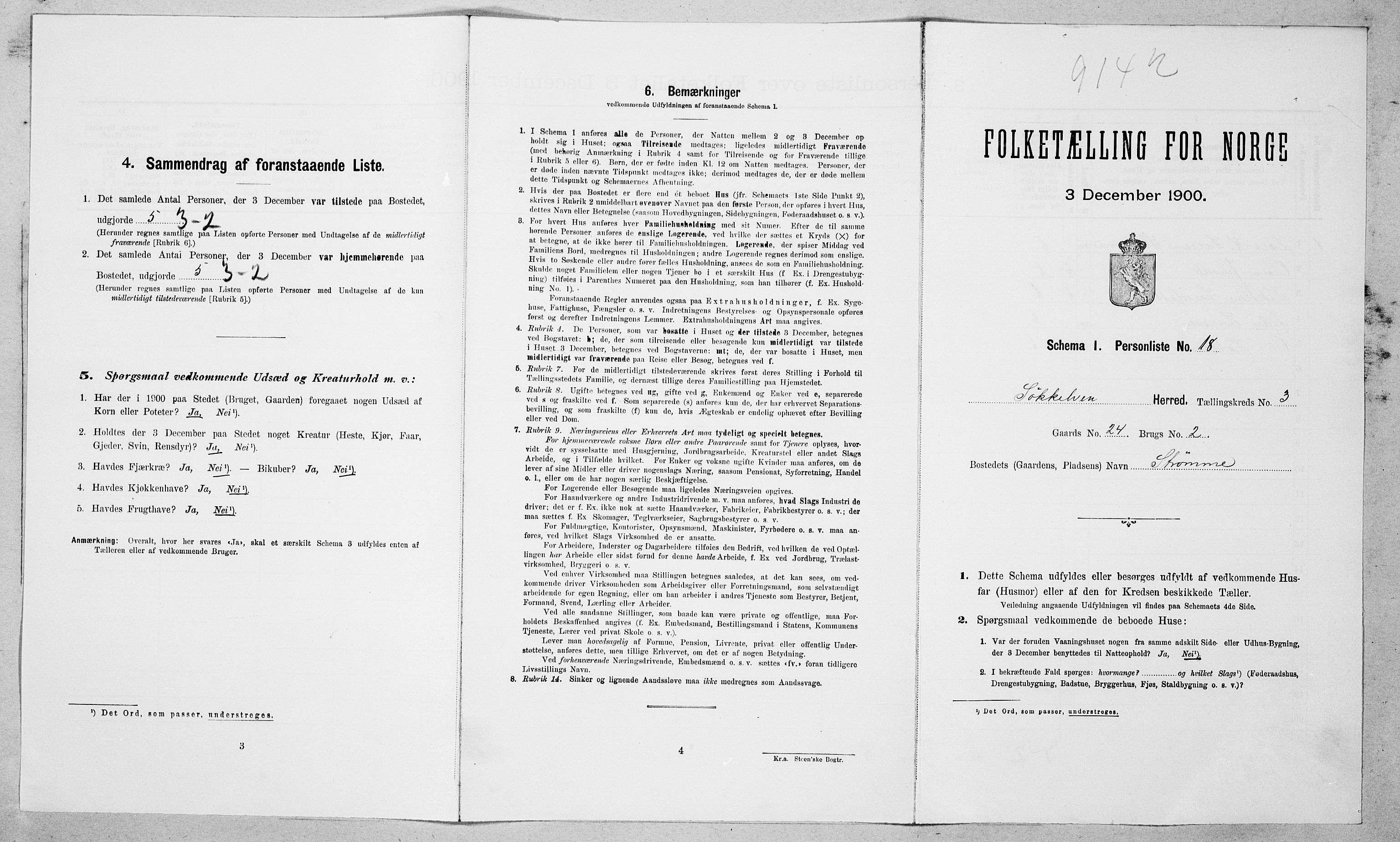 SAT, Folketelling 1900 for 1528 Sykkylven herred, 1900, s. 401