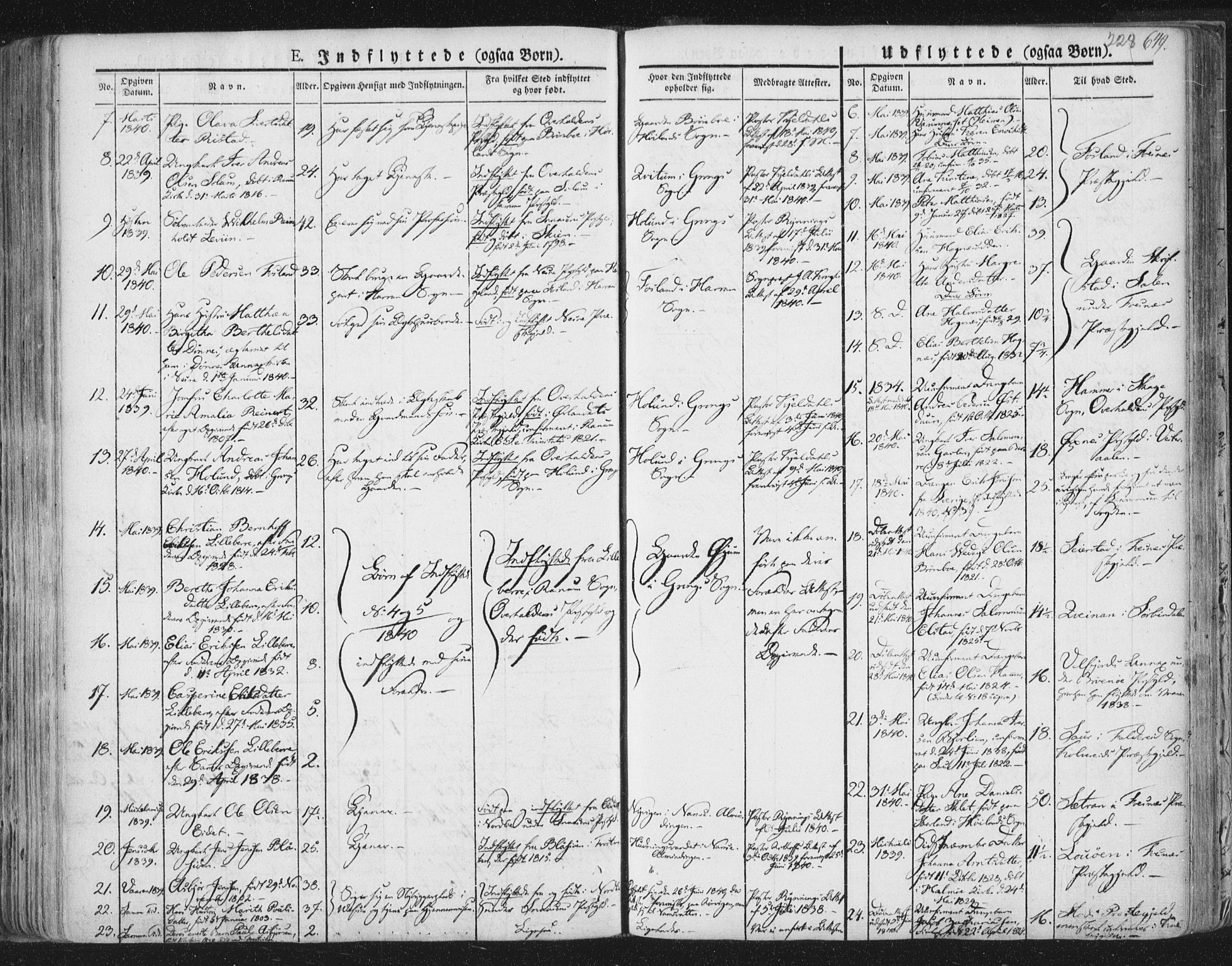 Ministerialprotokoller, klokkerbøker og fødselsregistre - Nord-Trøndelag, SAT/A-1458/758/L0513: Ministerialbok nr. 758A02 /1, 1839-1868, s. 228