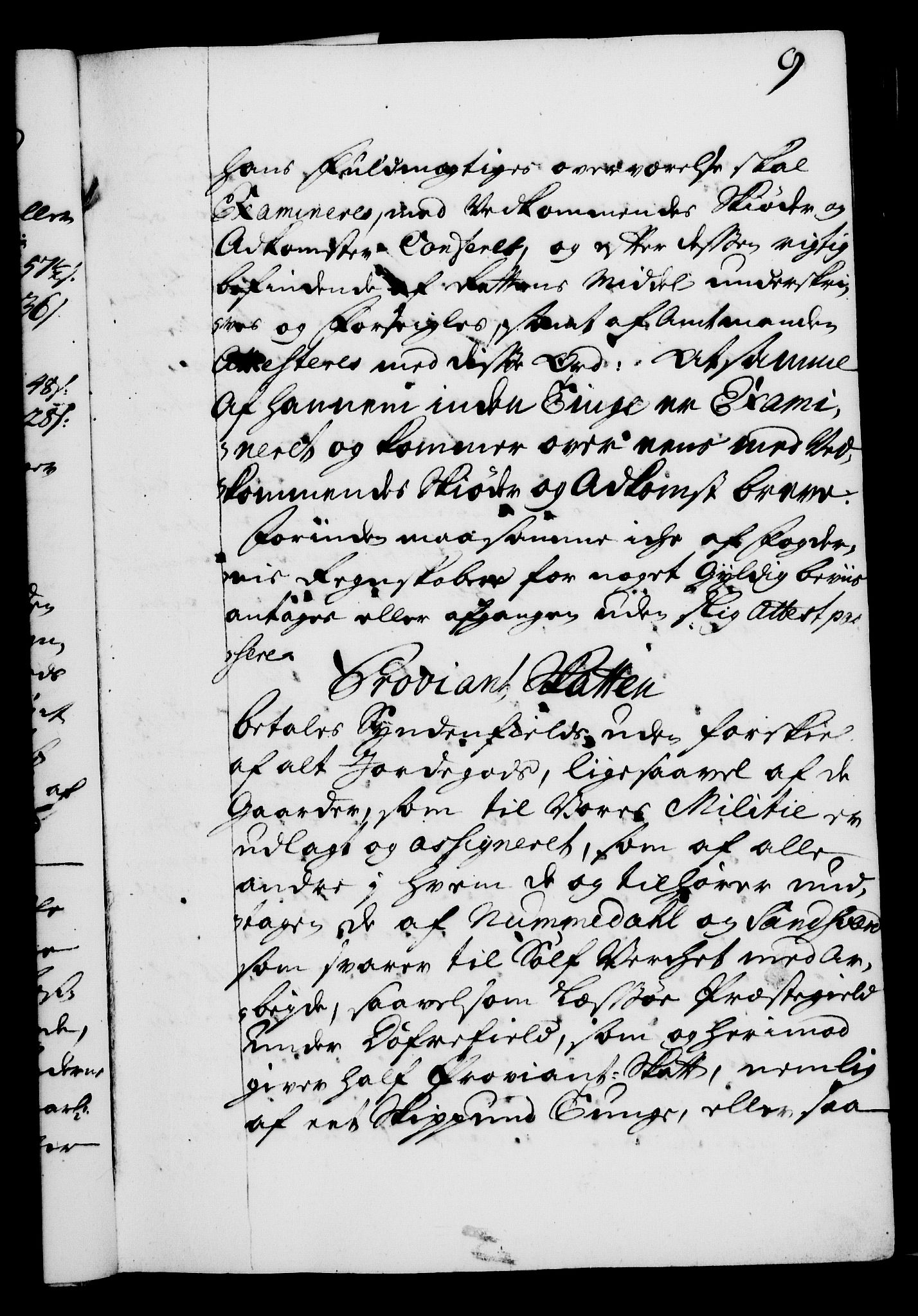 Rentekammeret, Kammerkanselliet, RA/EA-3111/G/Gg/Gga/L0003: Norsk ekspedisjonsprotokoll med register (merket RK 53.3), 1727-1734, s. 9