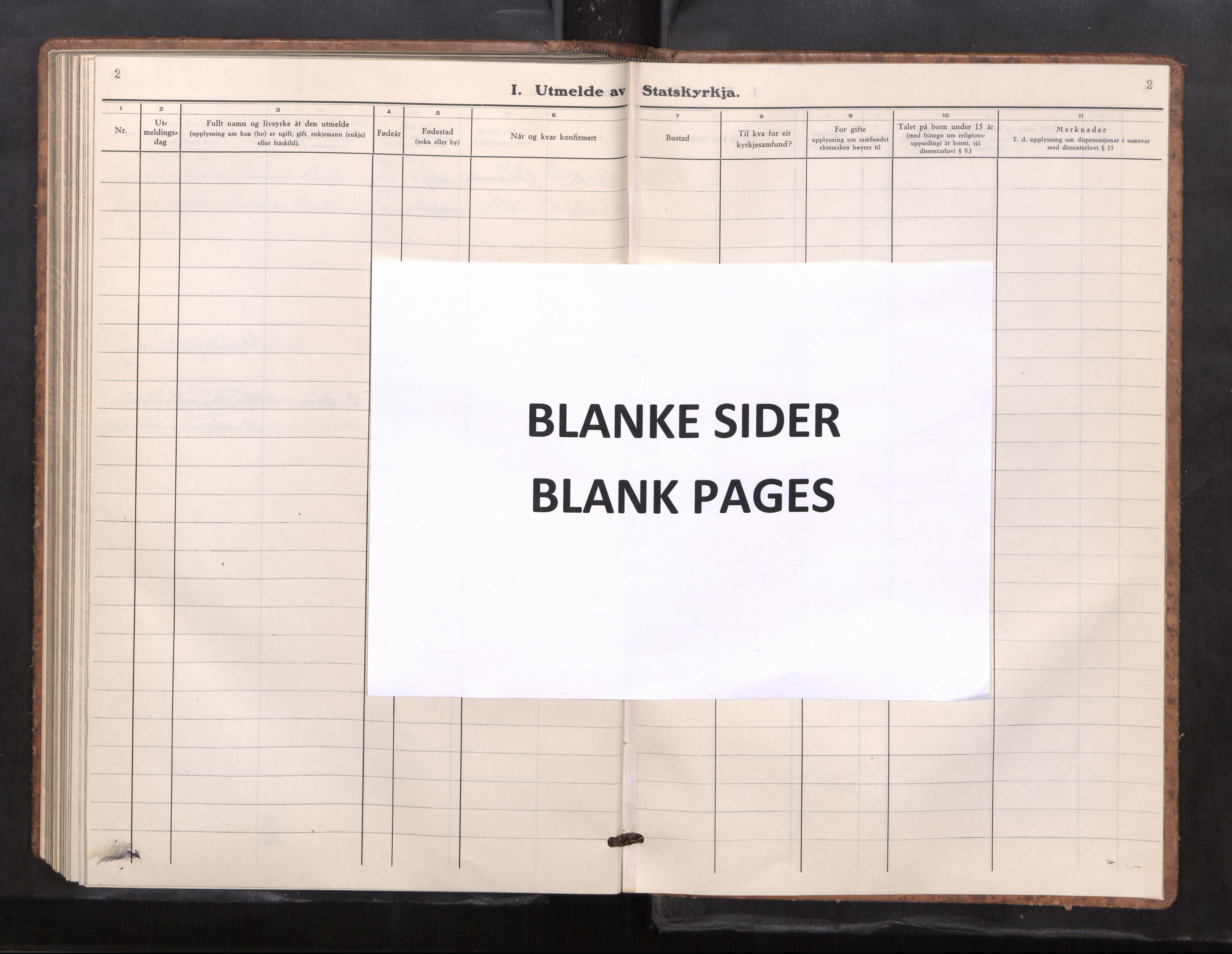 Ministerialprotokoller, klokkerbøker og fødselsregistre - Møre og Romsdal, AV/SAT-A-1454/512/L0171: Klokkerbok nr. 512---, 1936-1965, s. 2