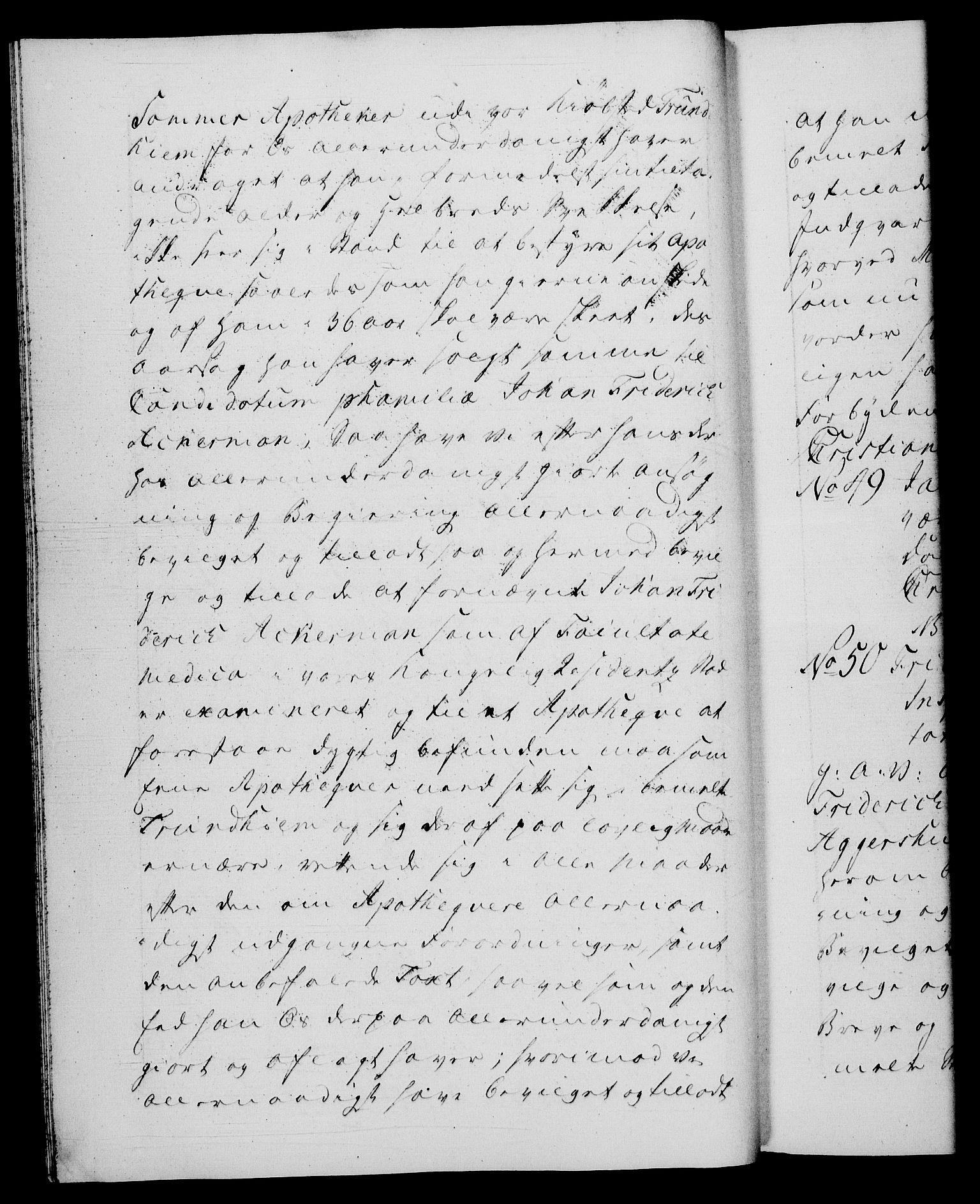Danske Kanselli 1572-1799, RA/EA-3023/F/Fc/Fca/Fcaa/L0049: Norske registre, 1782-1783, s. 25b