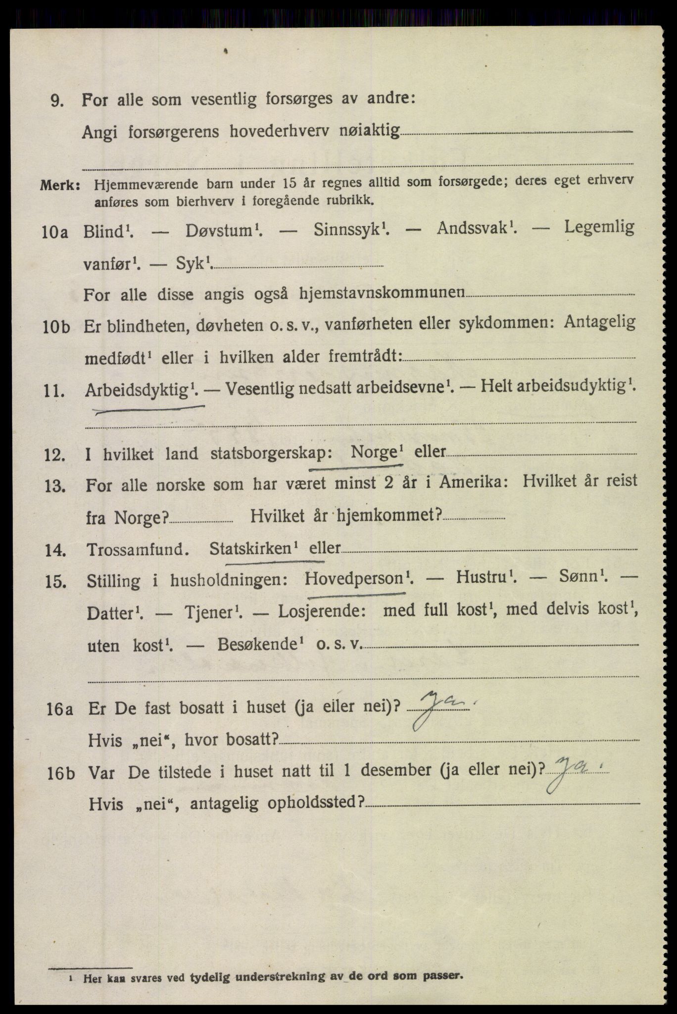 SAK, Folketelling 1920 for 0920 Øyestad herred, 1920, s. 5909
