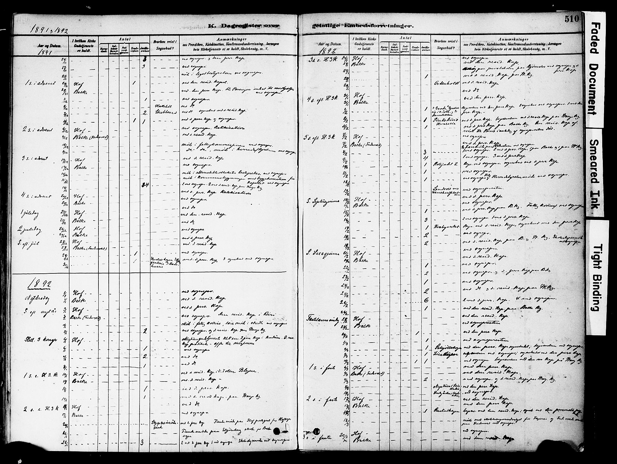 Østre Toten prestekontor, SAH/PREST-104/H/Ha/Haa/L0006: Ministerialbok nr. 6 /1, 1878-1896, s. 510