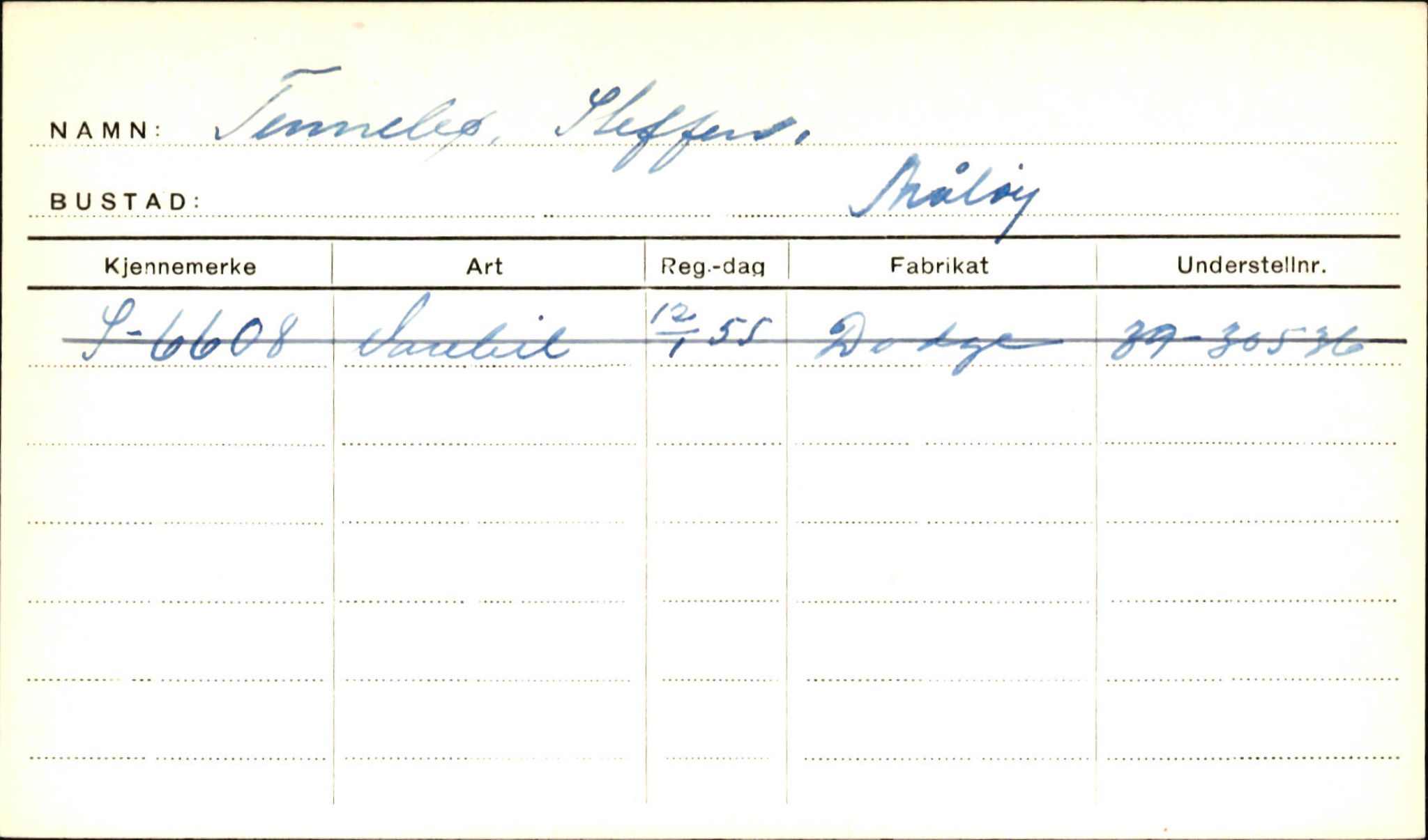 Statens vegvesen, Sogn og Fjordane vegkontor, AV/SAB-A-5301/4/F/L0002: Eigarregister Fjordane til 1.6.1961, 1930-1961, s. 165