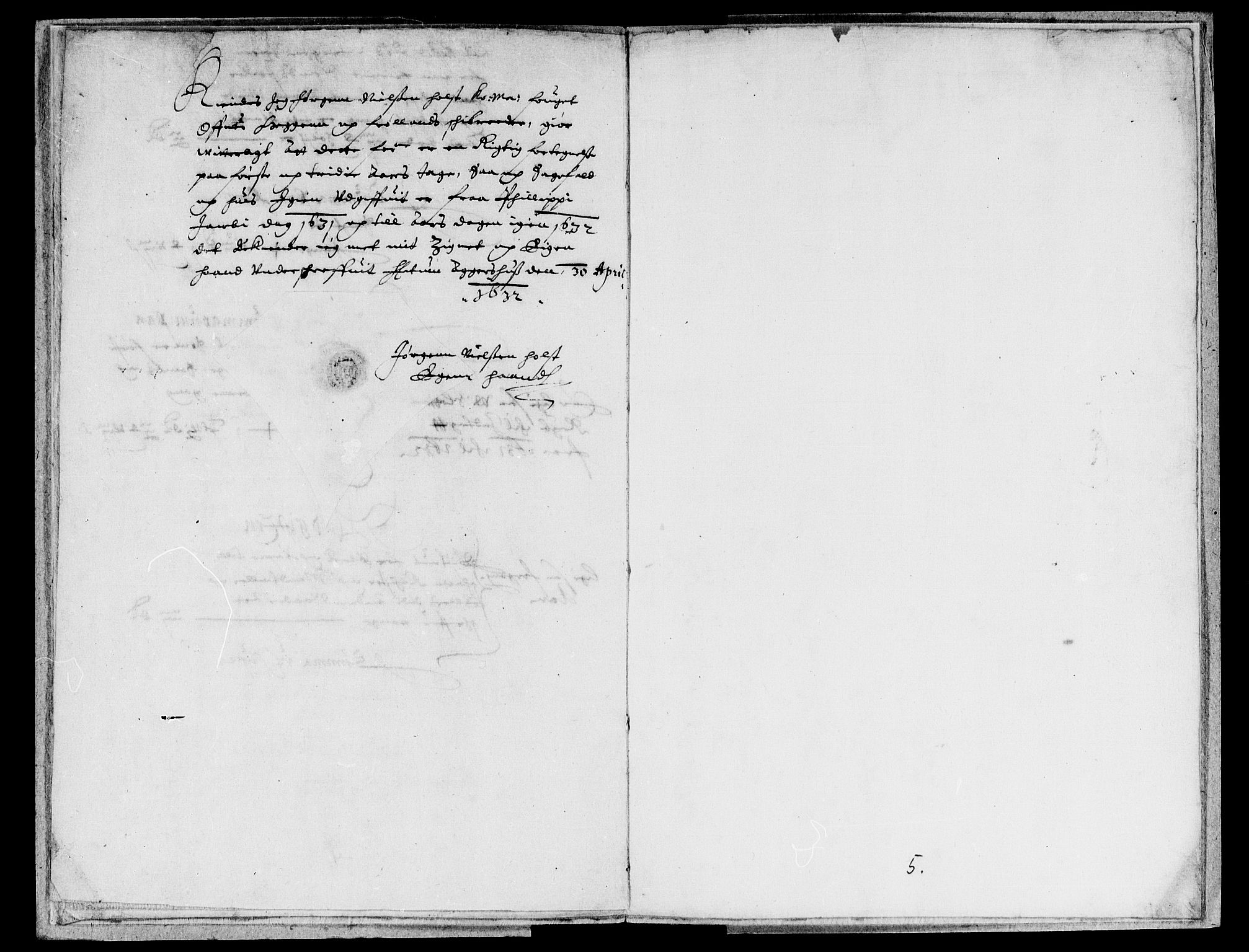 Rentekammeret inntil 1814, Reviderte regnskaper, Lensregnskaper, RA/EA-5023/R/Rb/Rba/L0105: Akershus len, 1631-1632