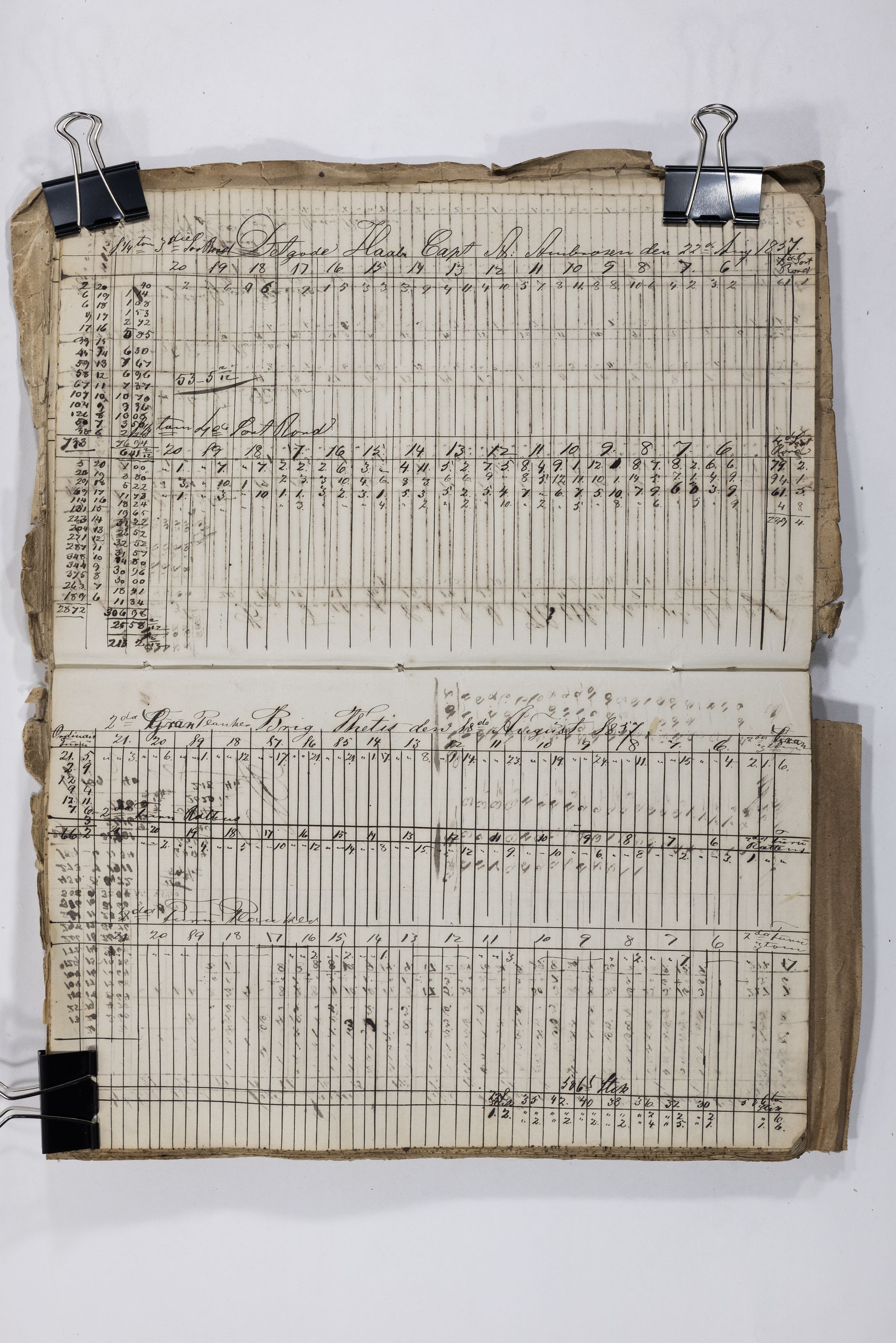 Blehr/ Kjellestad, TEMU/TGM-A-1212/E/Eb/L0007: Ladnings Liste for egne fartøier, 1856-1859, s. 48