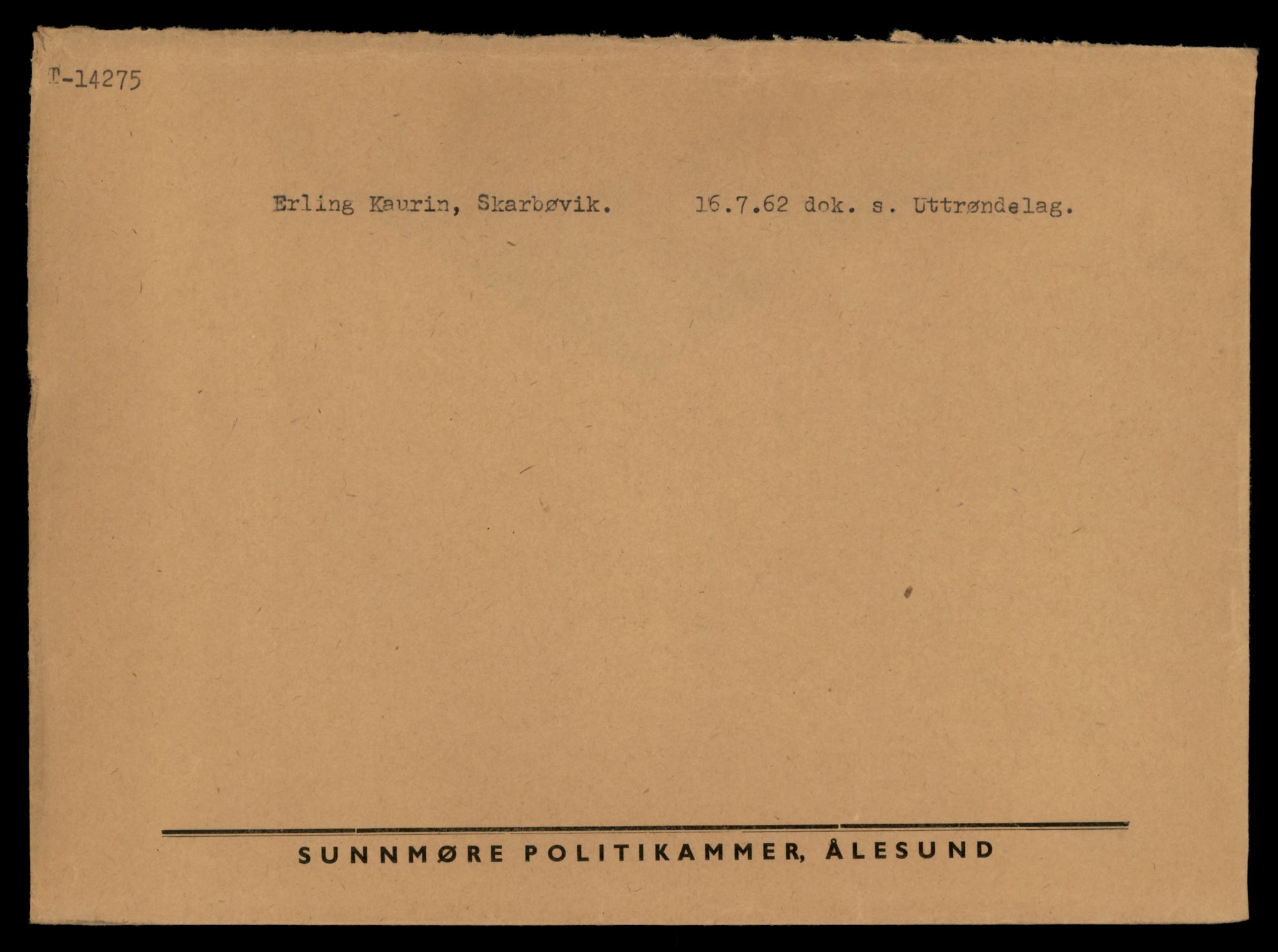 Møre og Romsdal vegkontor - Ålesund trafikkstasjon, AV/SAT-A-4099/F/Fe/L0044: Registreringskort for kjøretøy T 14205 - T 14319, 1927-1998, s. 2043