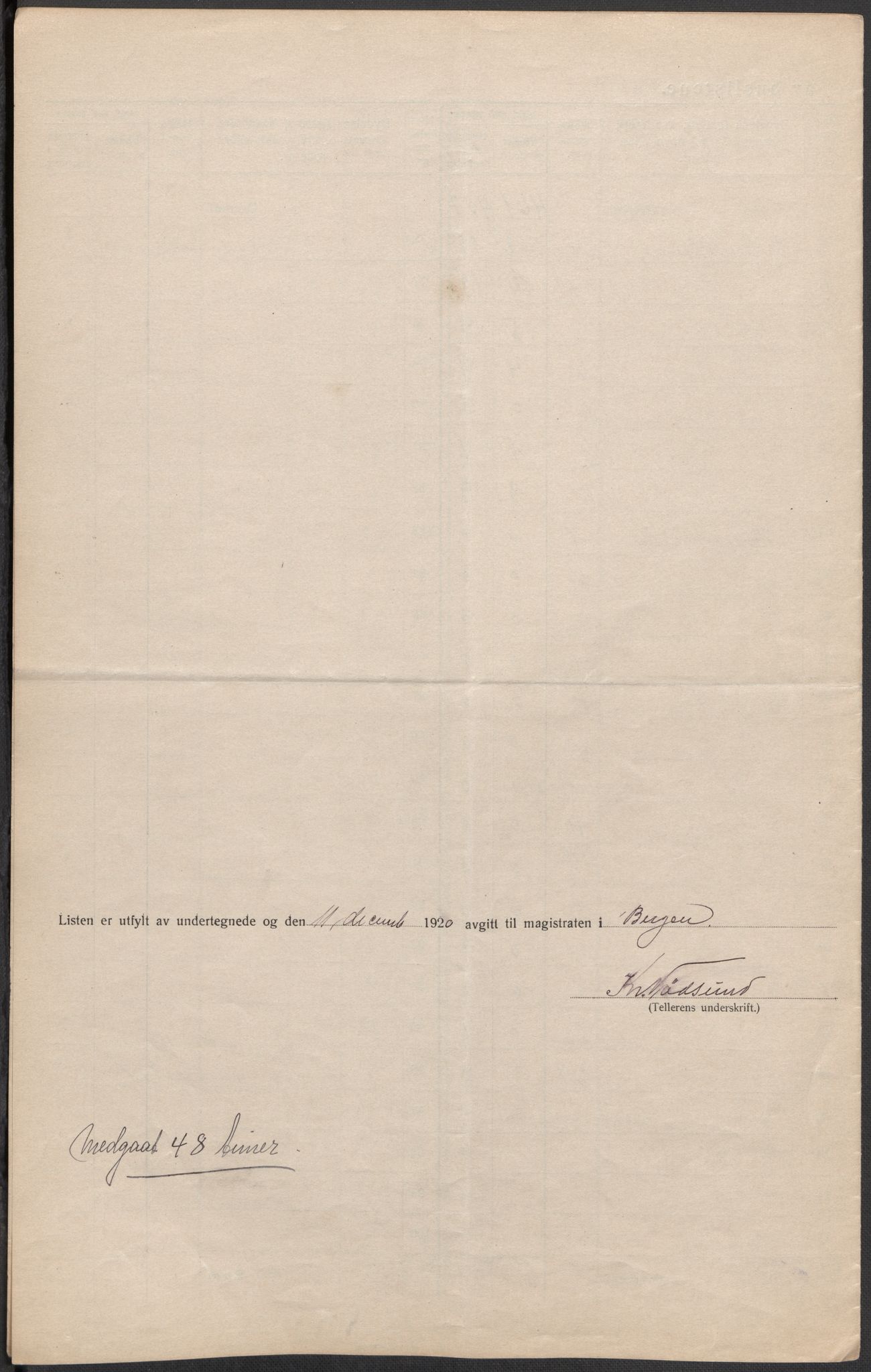 SAB, Folketelling 1920 for 1301 Bergen kjøpstad, 1920, s. 317