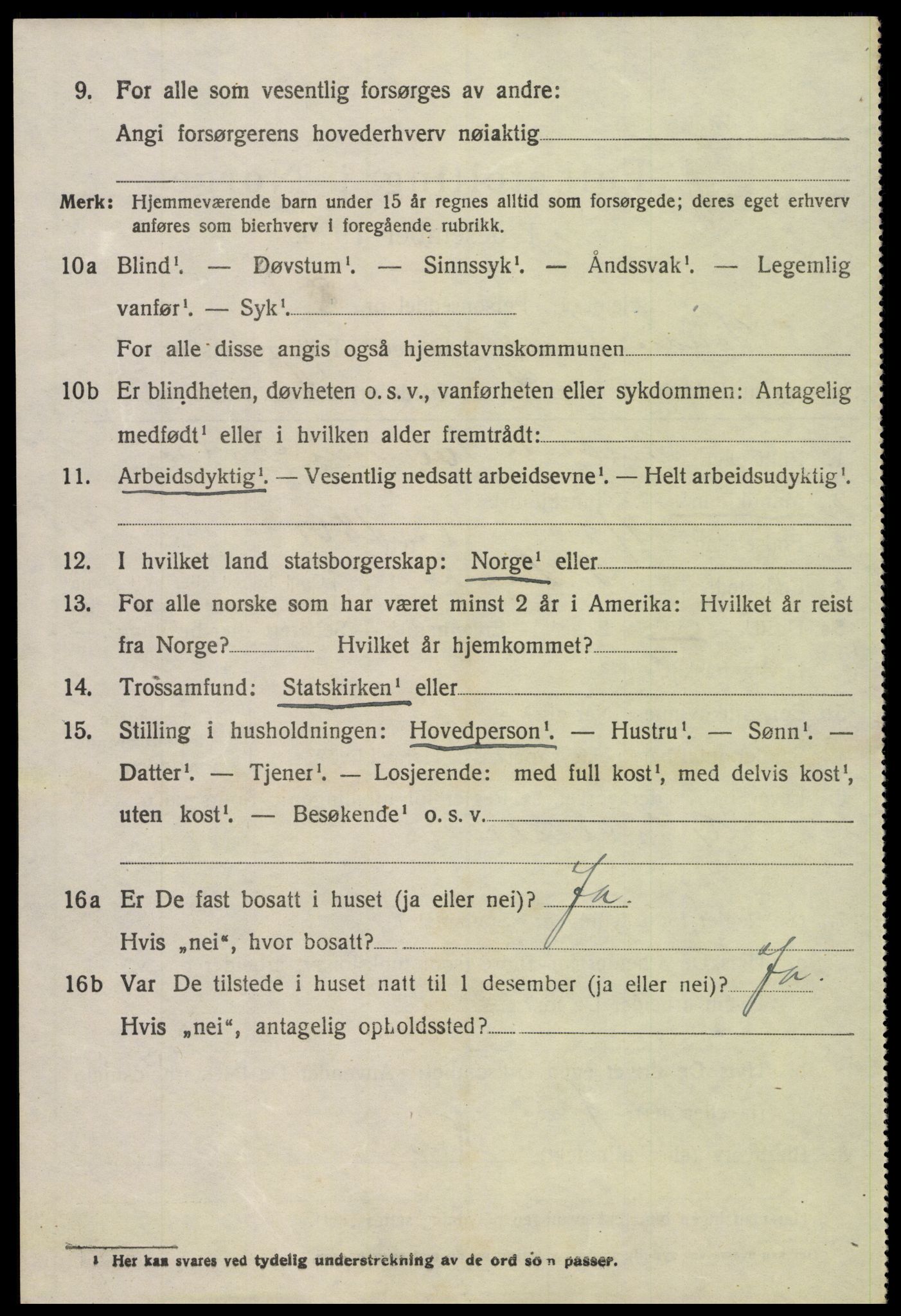 SAH, Folketelling 1920 for 0536 Søndre Land herred, 1920, s. 4284