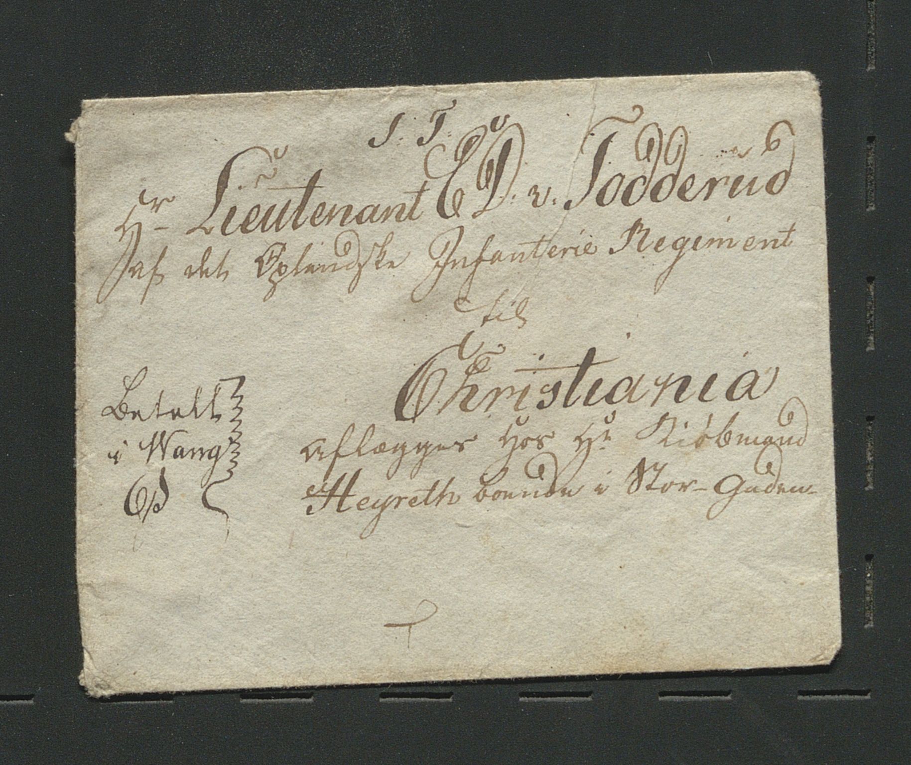 Åker i Vang, Hedmark, og familien Todderud, AV/SAH-ARK-010/E/Ea/L0002: Korrespondanse ordnet kronologisk, 1773-1837, s. 146