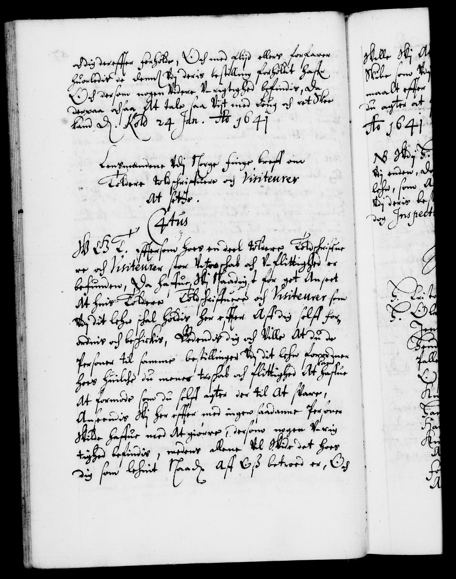 Danske Kanselli 1572-1799, AV/RA-EA-3023/F/Fc/Fca/Fcab/L0007: Norske tegnelser (mikrofilm), 1640-1648, s. 57b