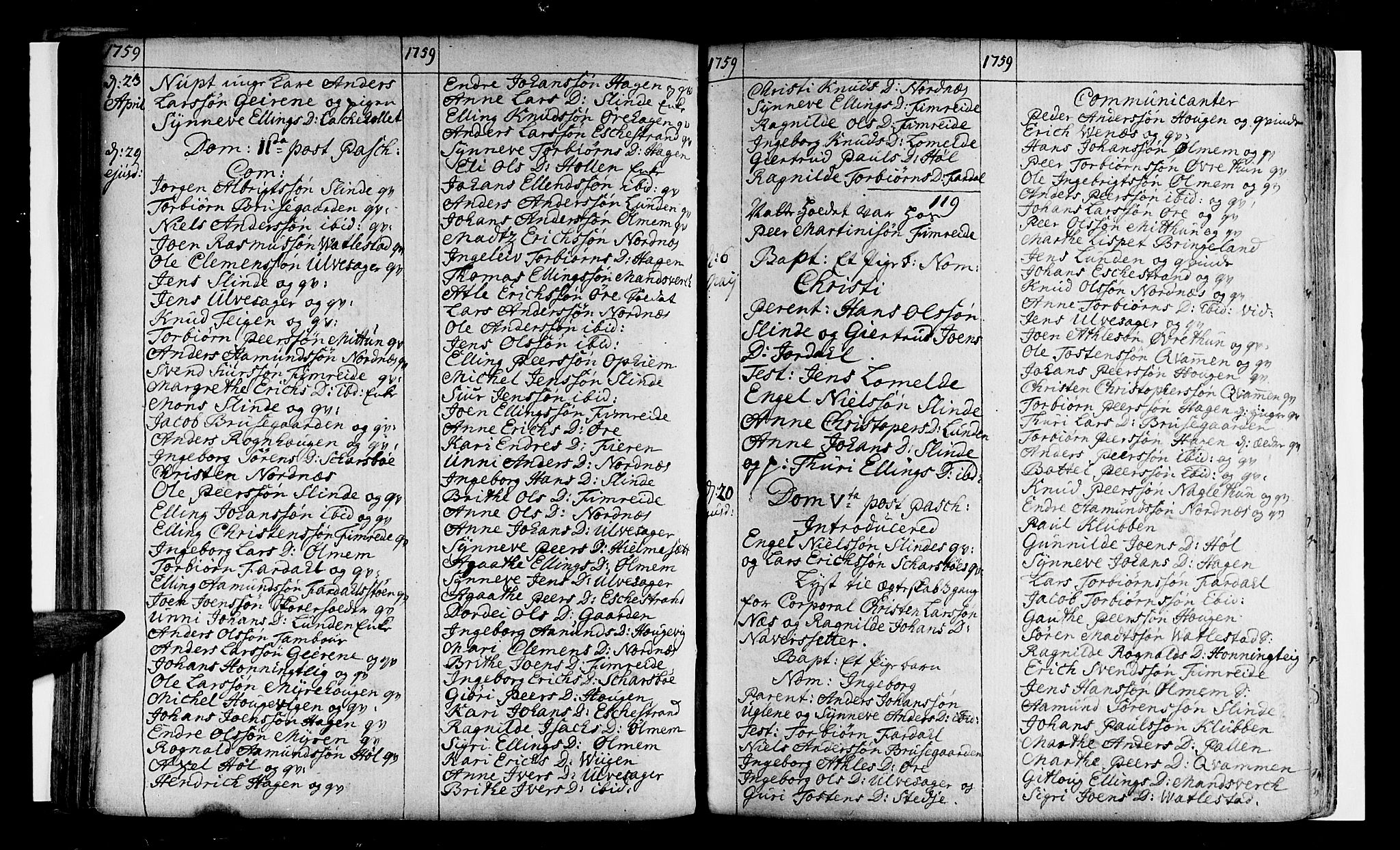 Sogndal sokneprestembete, AV/SAB-A-81301/H/Haa/Haaa/L0004: Ministerialbok nr. A 4, 1747-1782