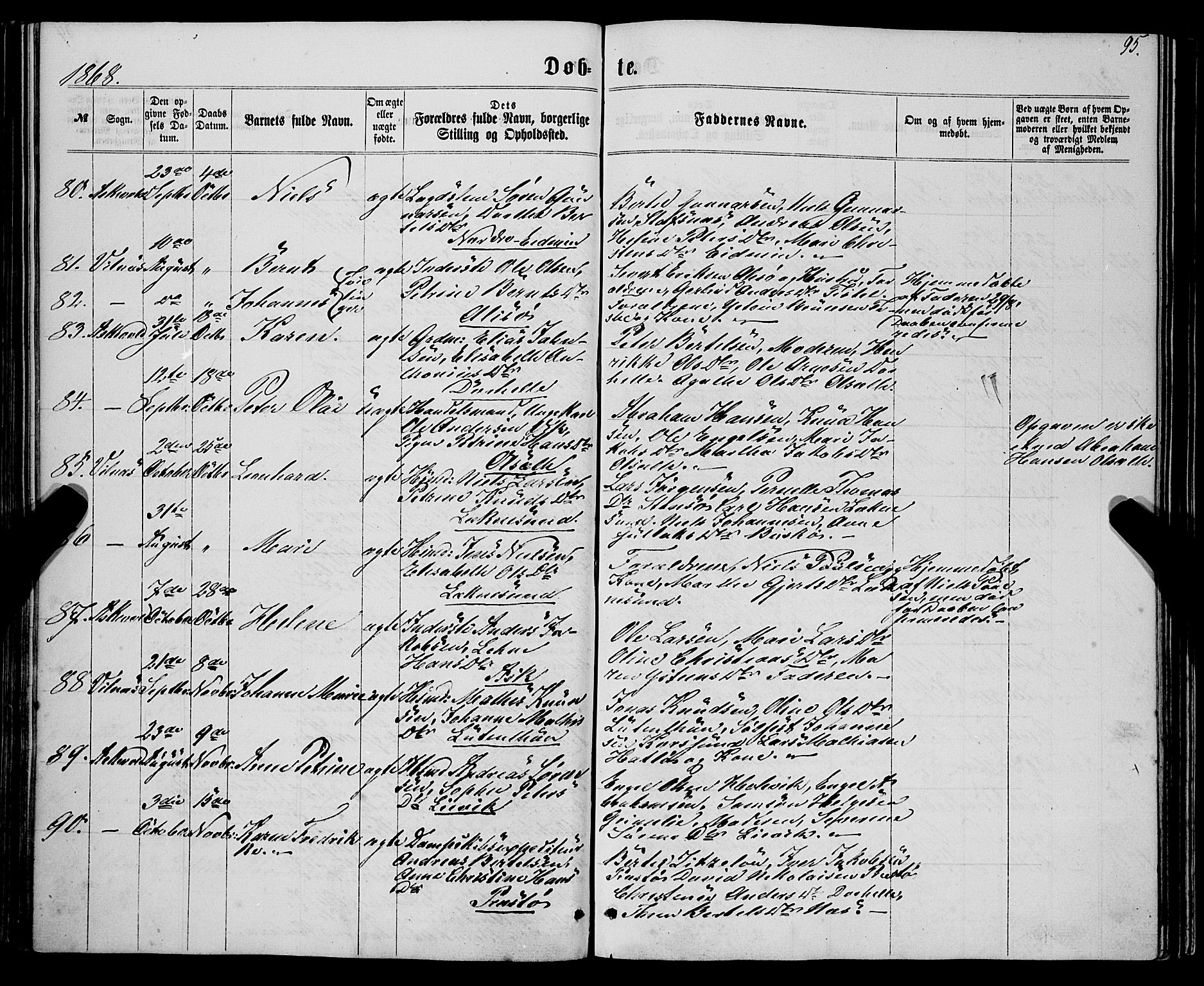 Askvoll sokneprestembete, AV/SAB-A-79501/H/Haa/Haaa/L0012: Ministerialbok nr. A 12, 1859-1878, s. 95
