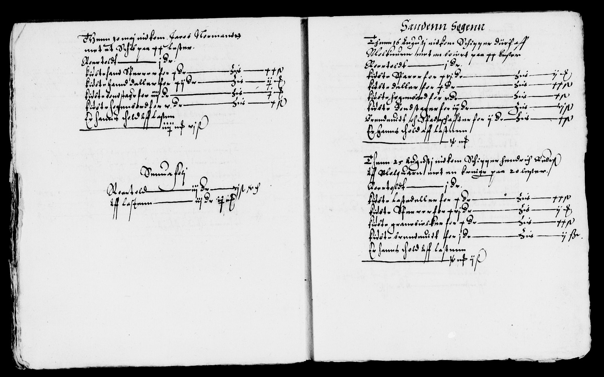 Rentekammeret inntil 1814, Reviderte regnskaper, Lensregnskaper, AV/RA-EA-5023/R/Rb/Rbo/L0001: Tønsberg len, 1584-1612