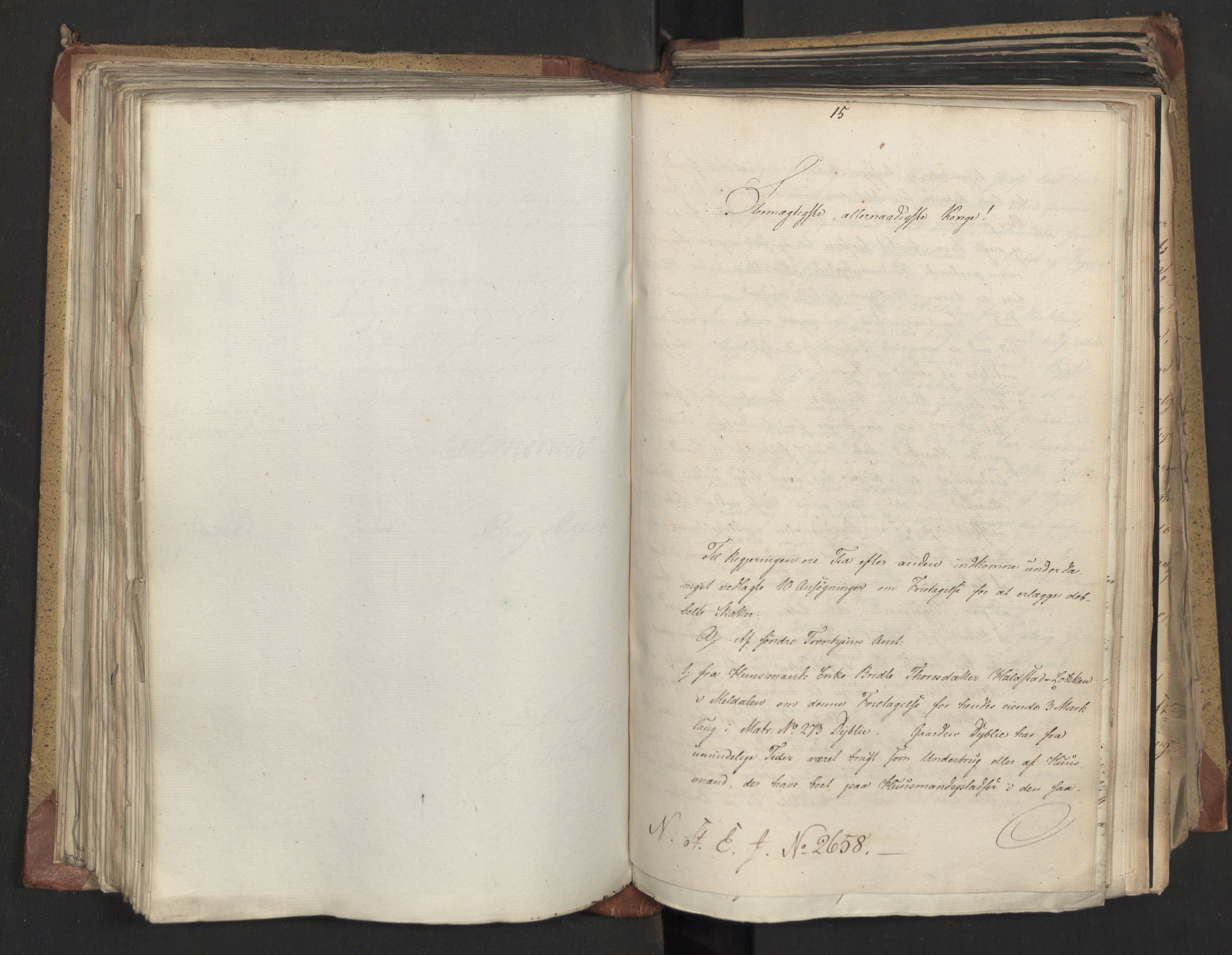 Statsrådsavdelingen i Stockholm, AV/RA-S-1003/D/Da/L0012: Regjeringsinnstillinger nr. 2587-2760, 1818, s. 237