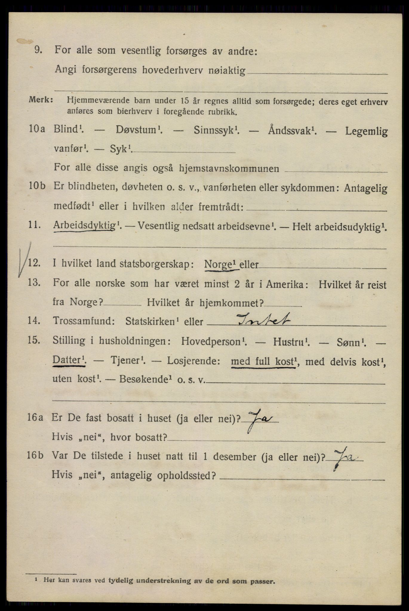 SAO, Folketelling 1920 for 0301 Kristiania kjøpstad, 1920, s. 569012