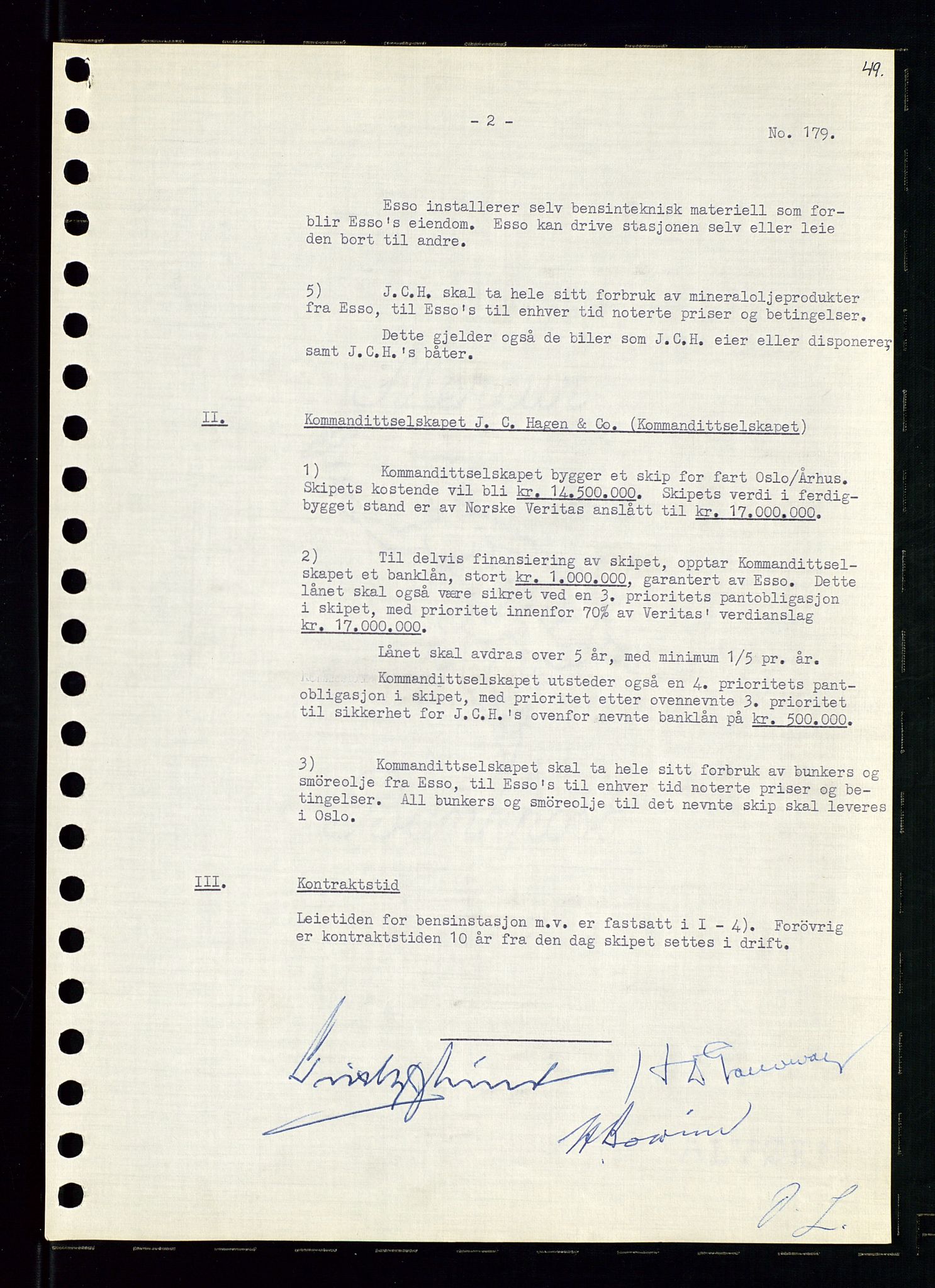 Pa 0982 - Esso Norge A/S, AV/SAST-A-100448/A/Aa/L0001/0002: Den administrerende direksjon Board minutes (styrereferater) / Den administrerende direksjon Board minutes (styrereferater), 1960-1961, s. 96