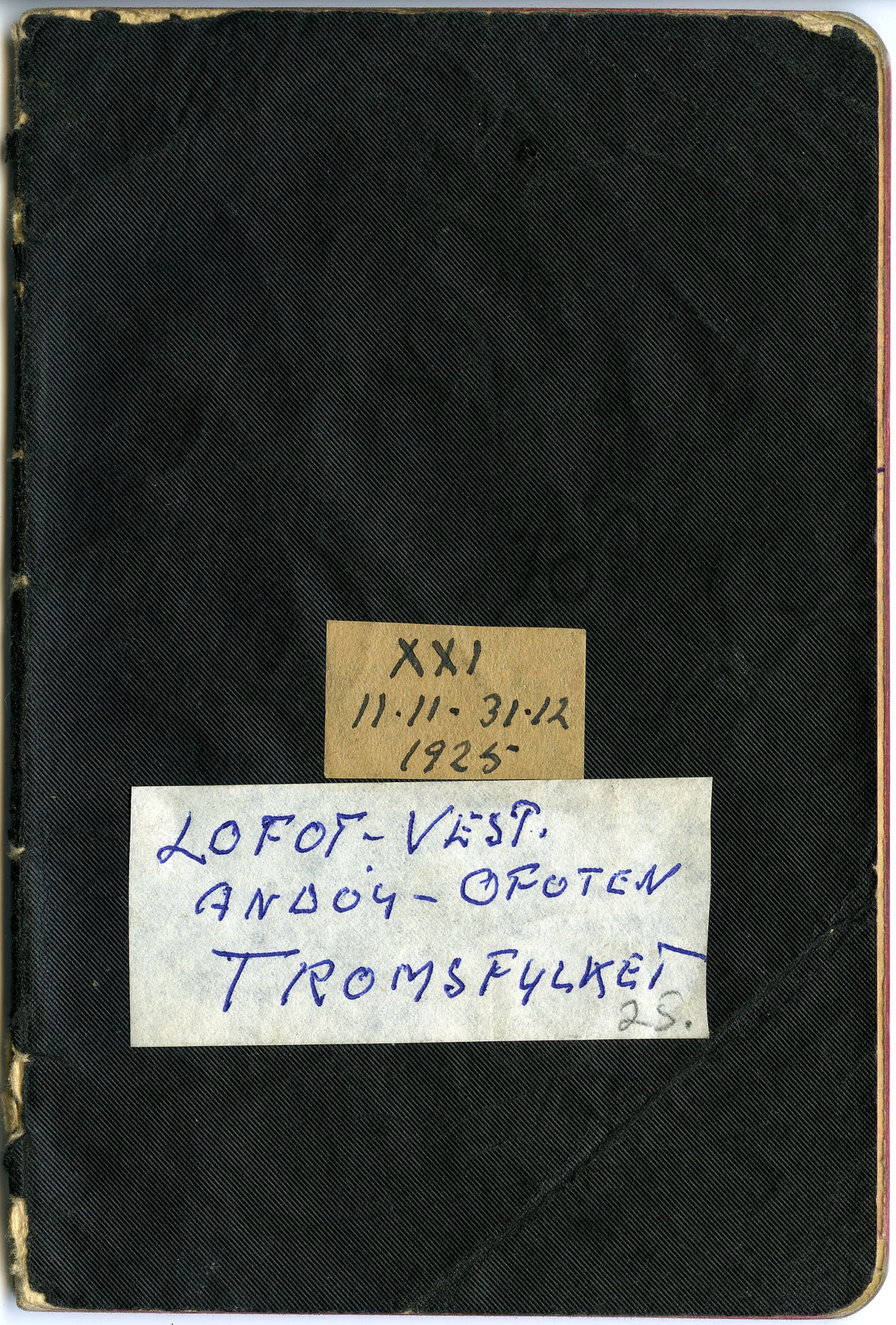 Gerhard Kjølås-arkivet, FMFB/A-1081/F/L0025: Bok XXI, 1925