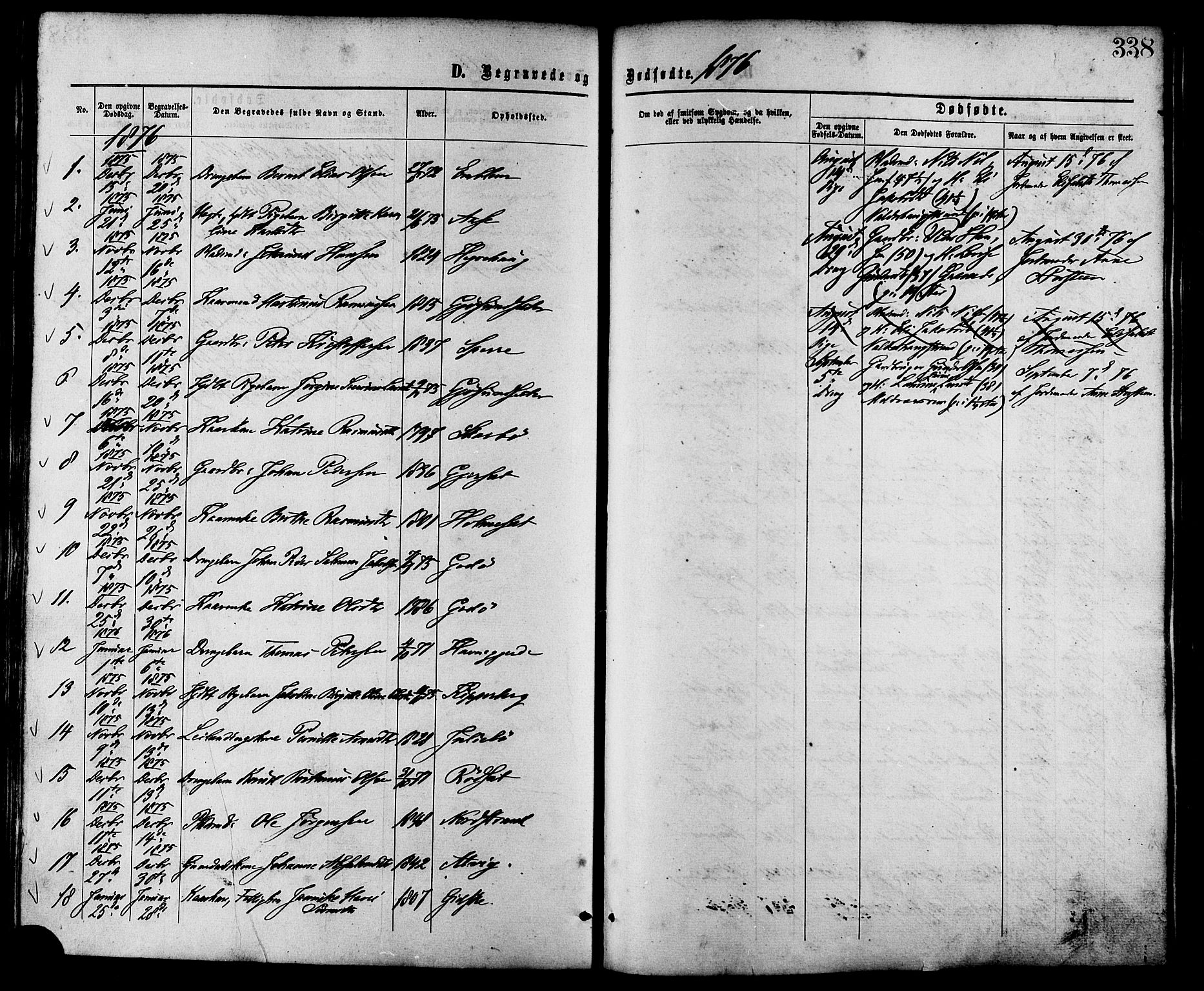 Ministerialprotokoller, klokkerbøker og fødselsregistre - Møre og Romsdal, AV/SAT-A-1454/528/L0399: Ministerialbok nr. 528A10, 1864-1879, s. 338