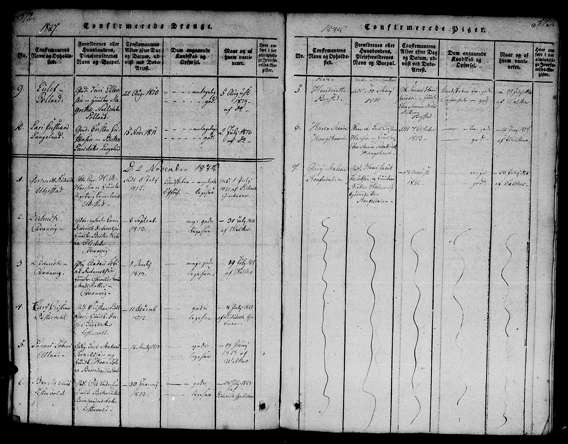 Flekkefjord sokneprestkontor, AV/SAK-1111-0012/F/Fa/Fab/L0003: Ministerialbok nr. A 3, 1815-1830, s. 512-513