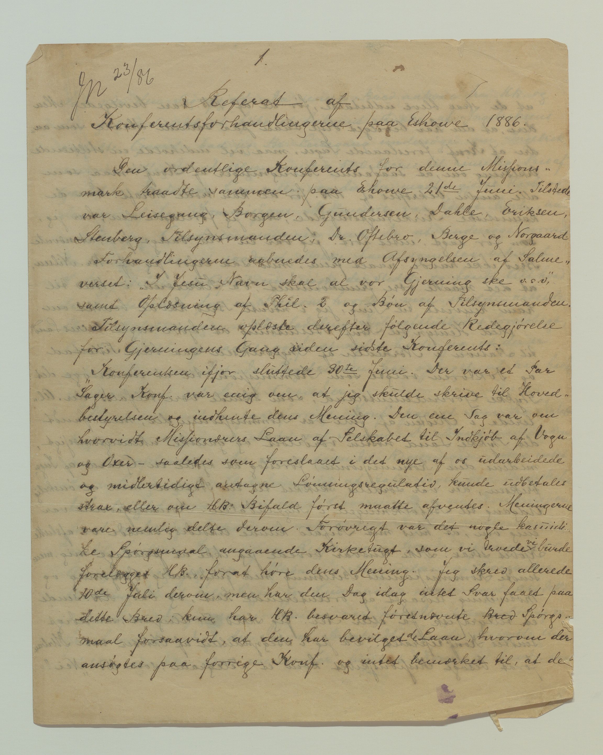 Det Norske Misjonsselskap - hovedadministrasjonen, VID/MA-A-1045/D/Da/Daa/L0037/0001: Konferansereferat og årsberetninger / Konferansereferat fra Sør-Afrika.
, 1886