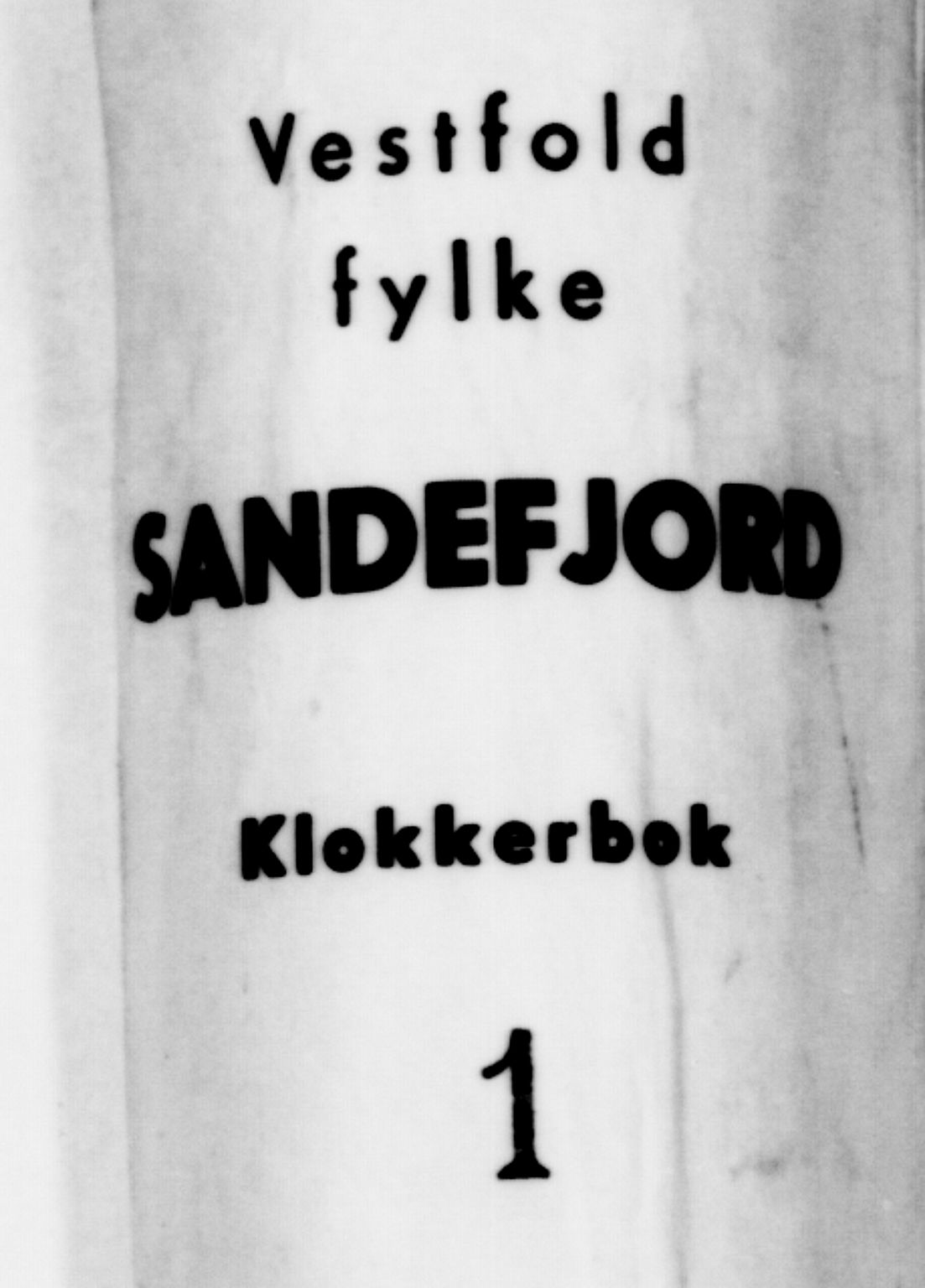 Sandefjord kirkebøker, SAKO/A-315/G/Ga/L0001: Klokkerbok nr. 1, 1885-1903