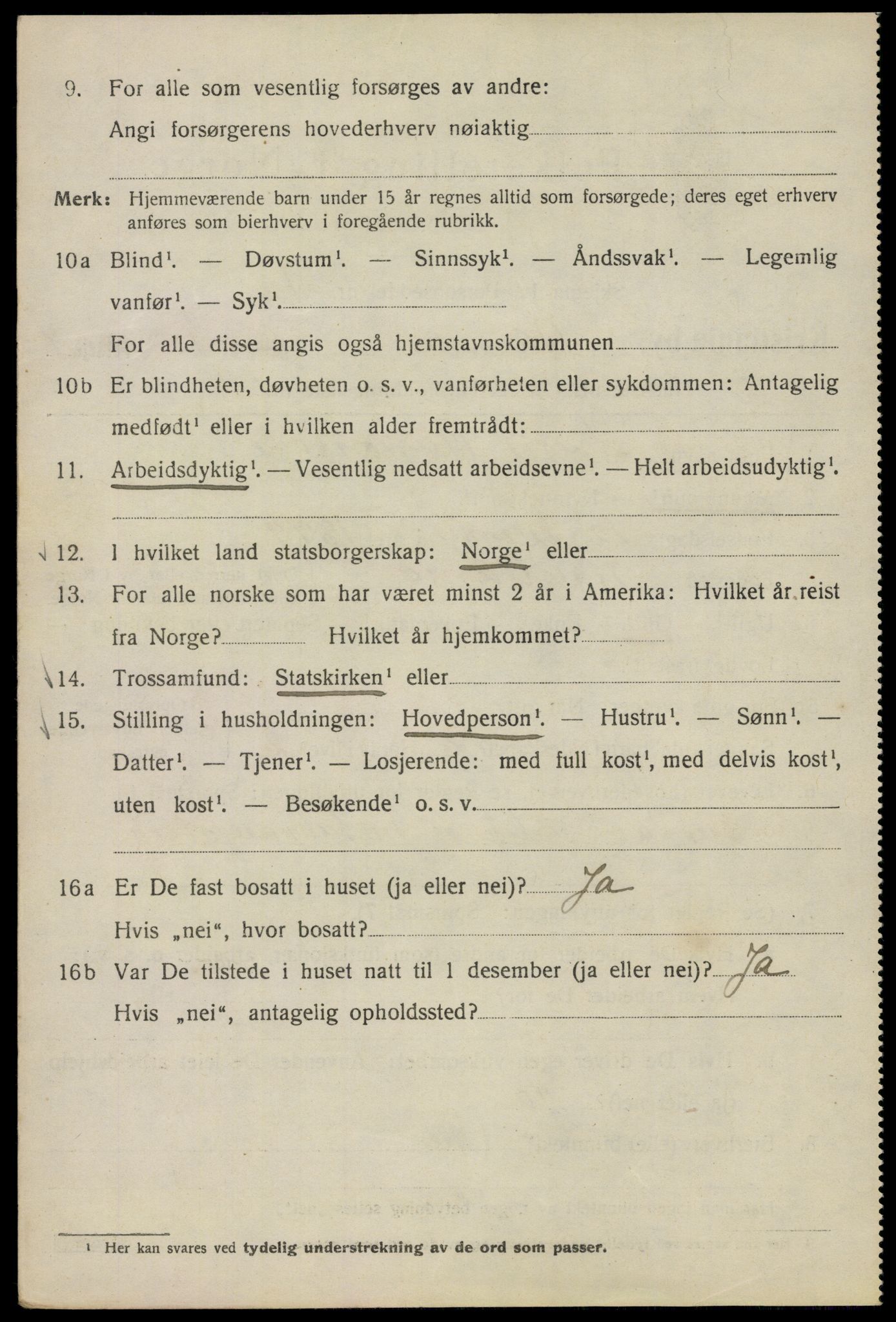 SAO, Folketelling 1920 for 0301 Kristiania kjøpstad, 1920, s. 136694