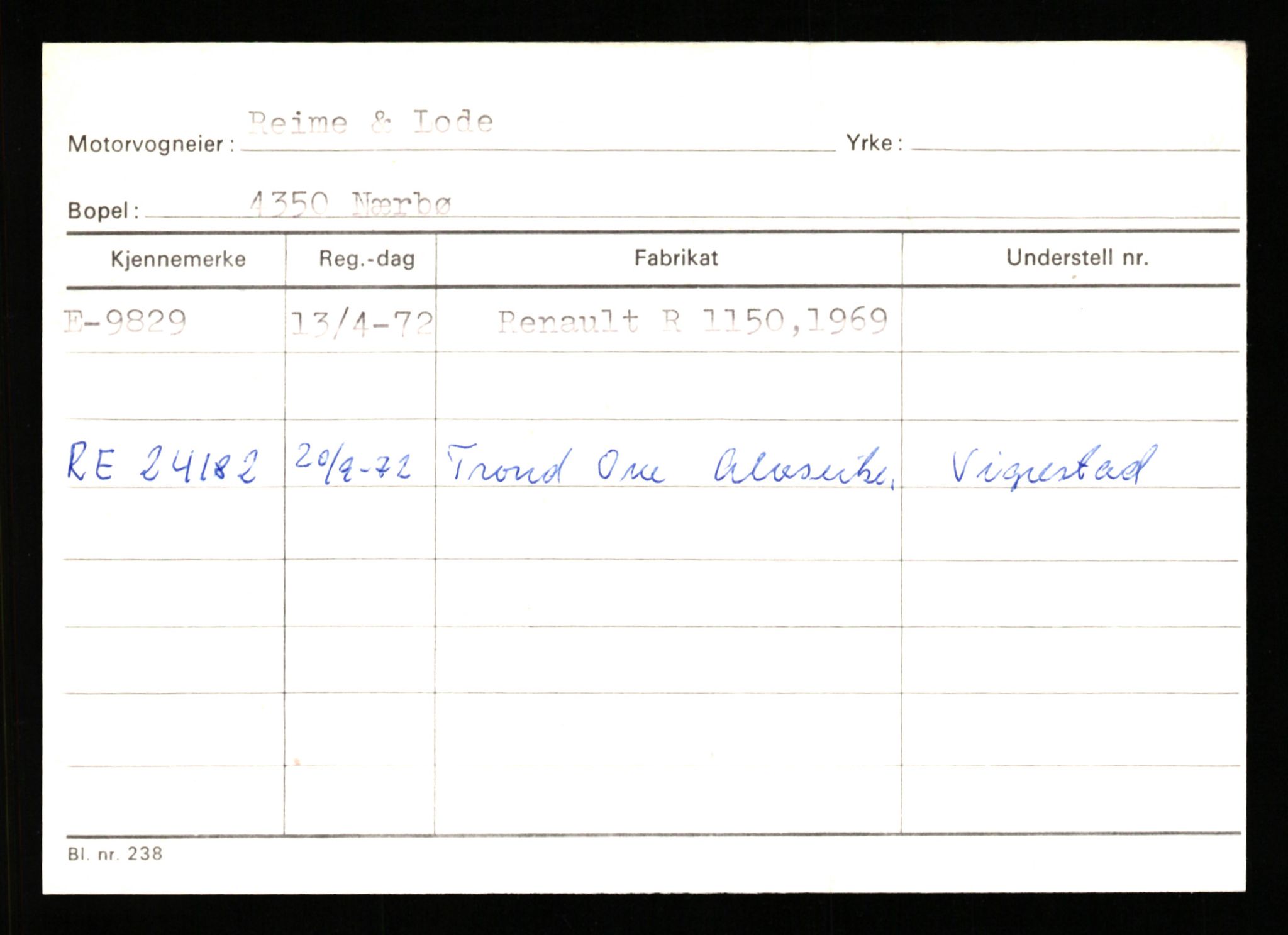 Stavanger trafikkstasjon, AV/SAST-A-101942/0/G/L0002: Registreringsnummer: 5791 - 10405, 1930-1971, s. 2657