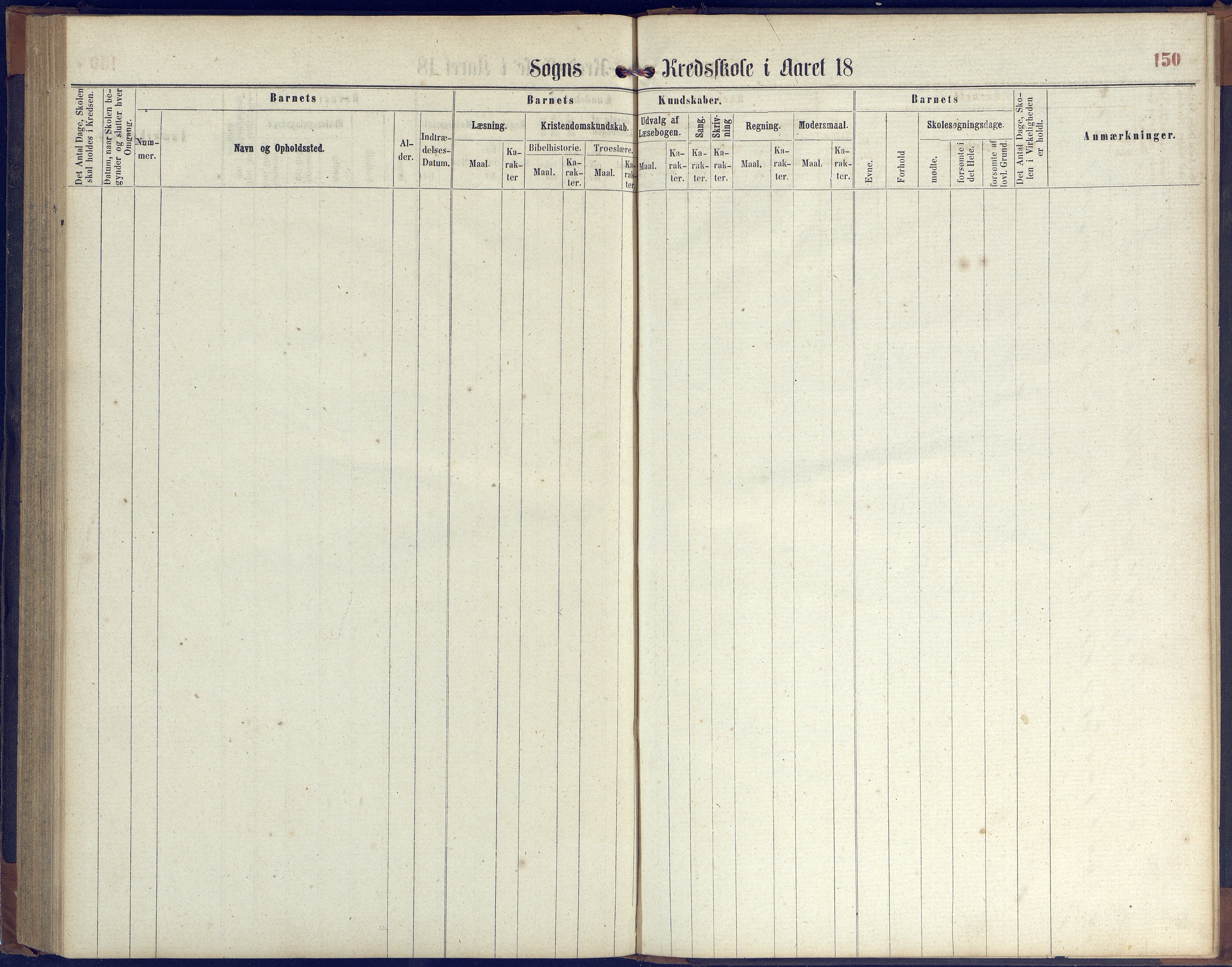 Hisøy kommune frem til 1991, AAKS/KA0922-PK/31/L0004: Skoleprotokoll, 1863-1887, s. 150