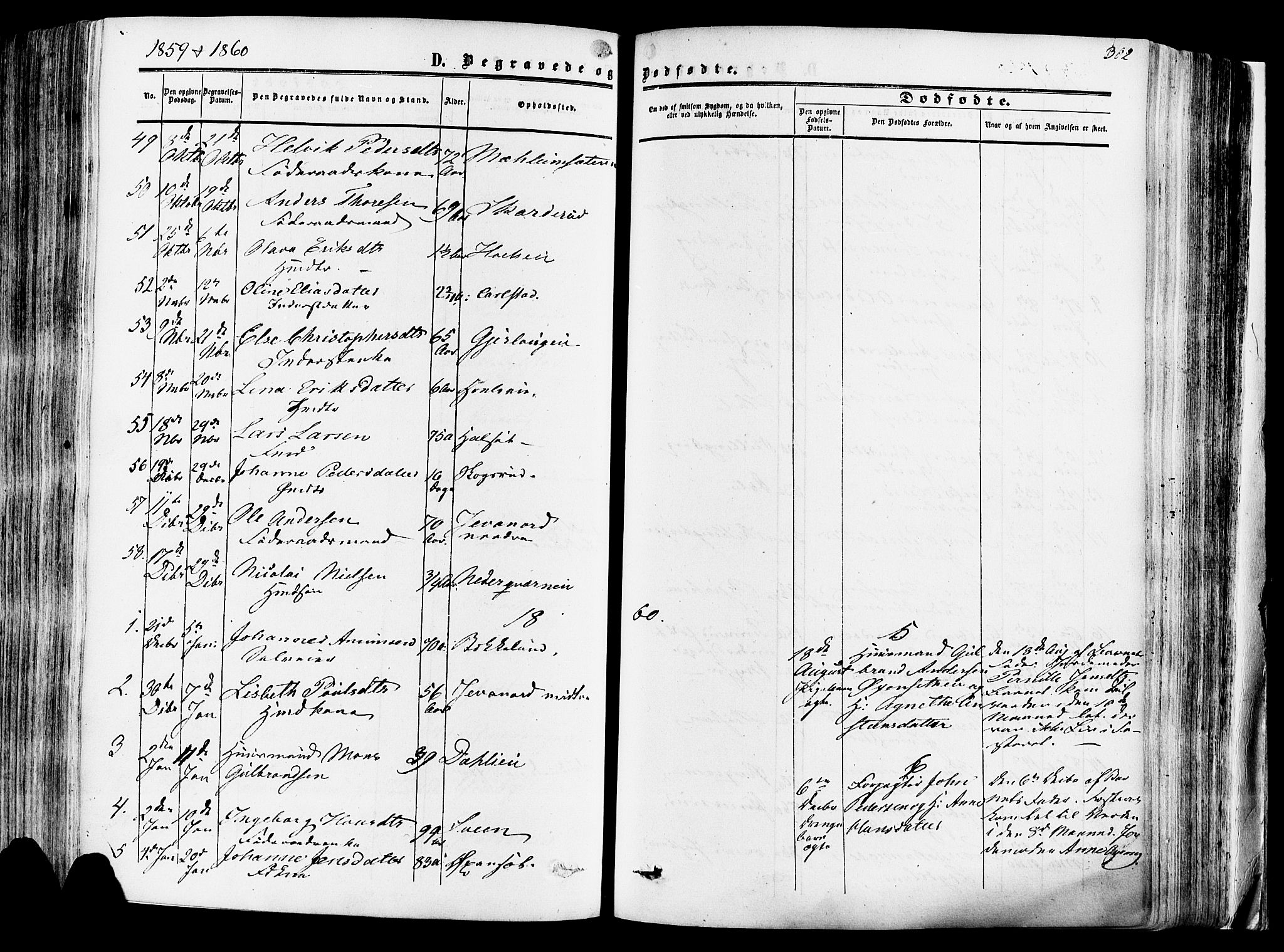 Vang prestekontor, Hedmark, SAH/PREST-008/H/Ha/Haa/L0013: Ministerialbok nr. 13, 1855-1879, s. 302