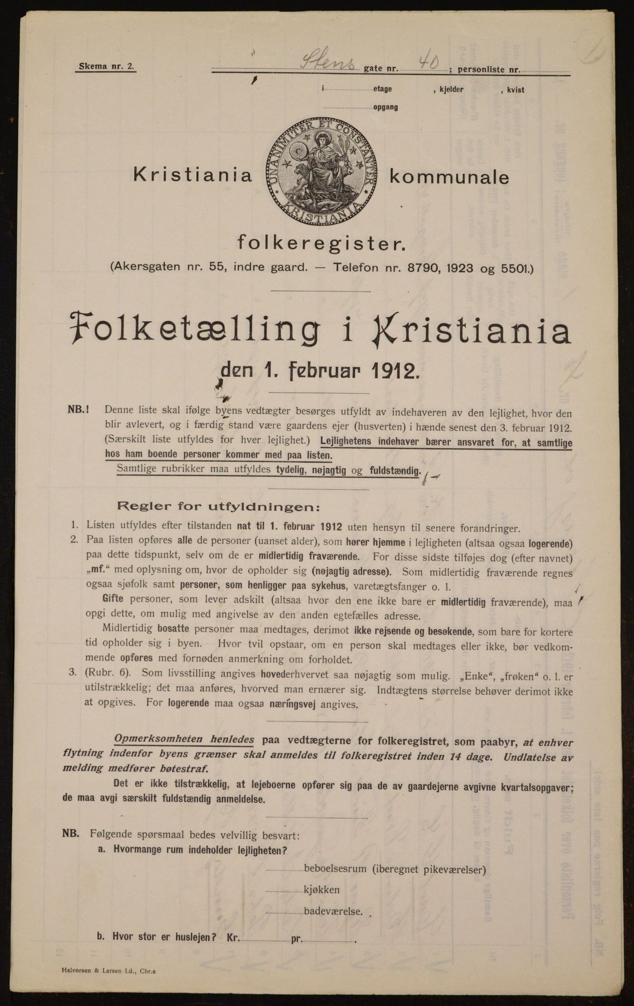 OBA, Kommunal folketelling 1.2.1912 for Kristiania, 1912, s. 102362