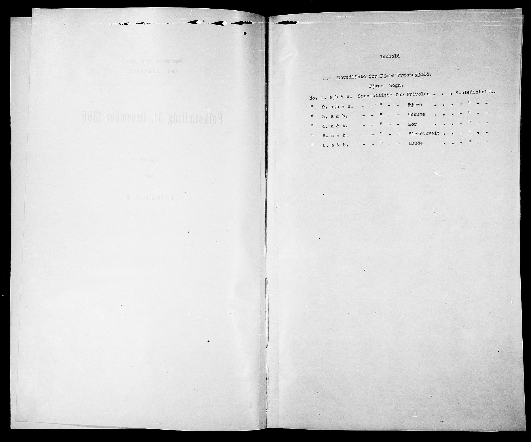 RA, Folketelling 1865 for 0923L Fjære prestegjeld, Fjære sokn, 1865, s. 4