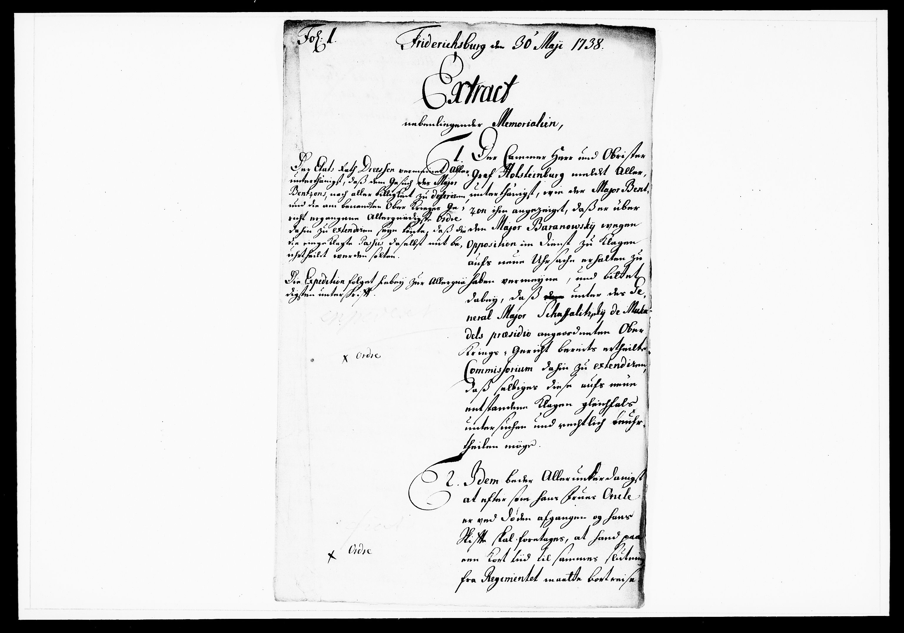 Krigskollegiet, Krigskancelliet, DRA/A-0006/-/1143-1150: Refererede sager, 1738, s. 241
