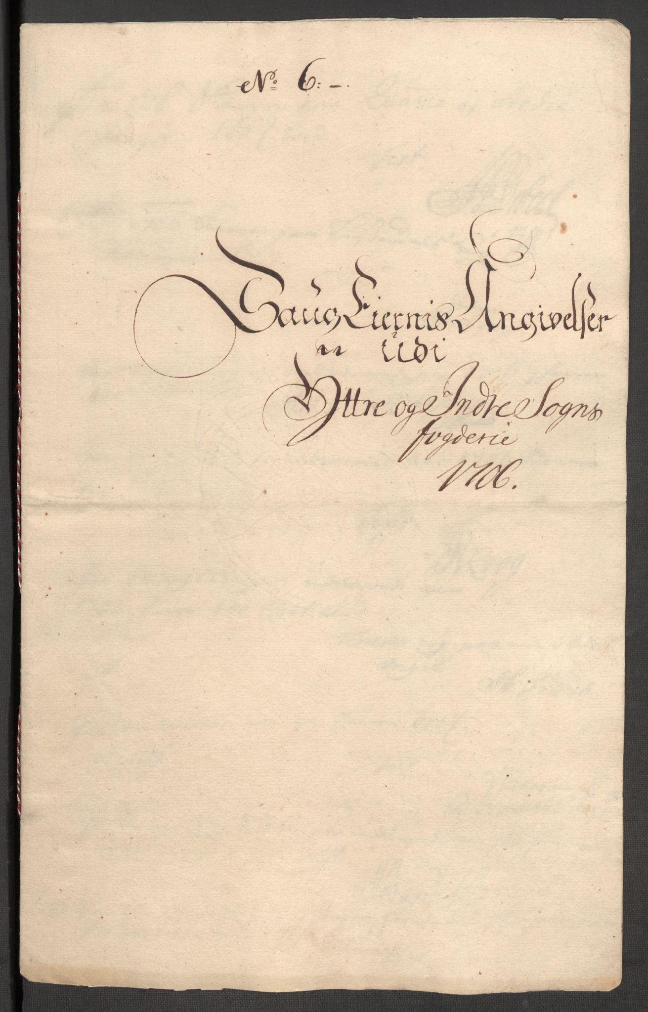 Rentekammeret inntil 1814, Reviderte regnskaper, Fogderegnskap, AV/RA-EA-4092/R52/L3314: Fogderegnskap Sogn, 1705-1707, s. 351