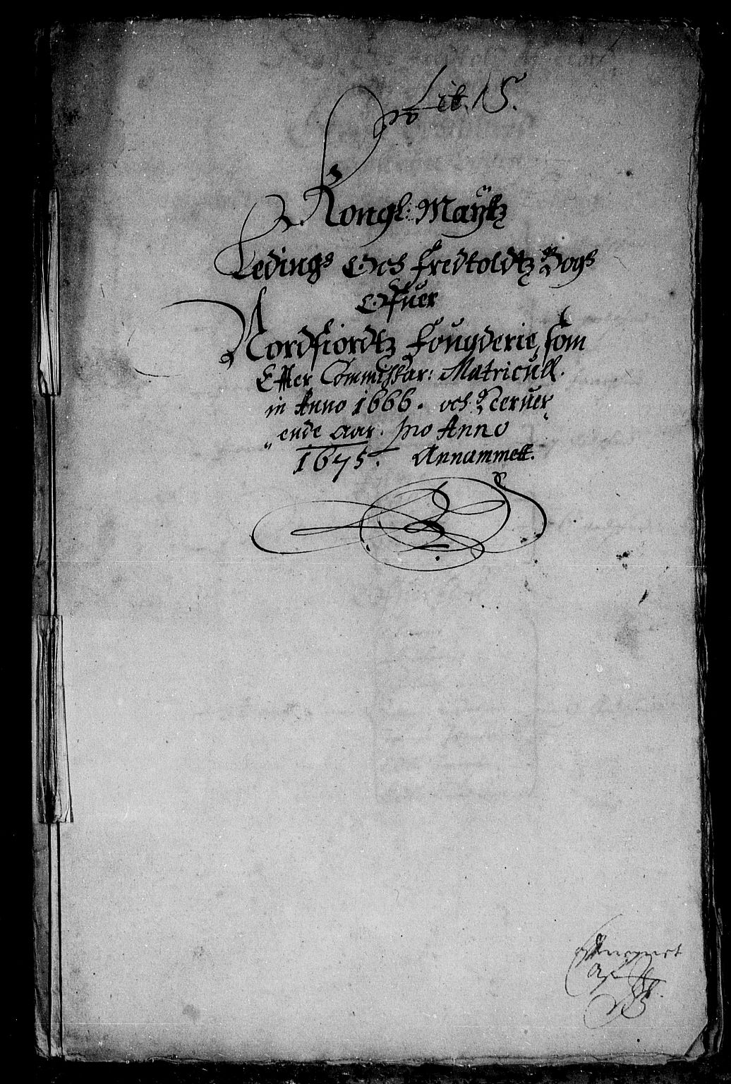 Rentekammeret inntil 1814, Reviderte regnskaper, Stiftamtstueregnskaper, Bergen stiftamt, RA/EA-6043/R/Rc/L0043: Bergen stiftamt, 1675-1676