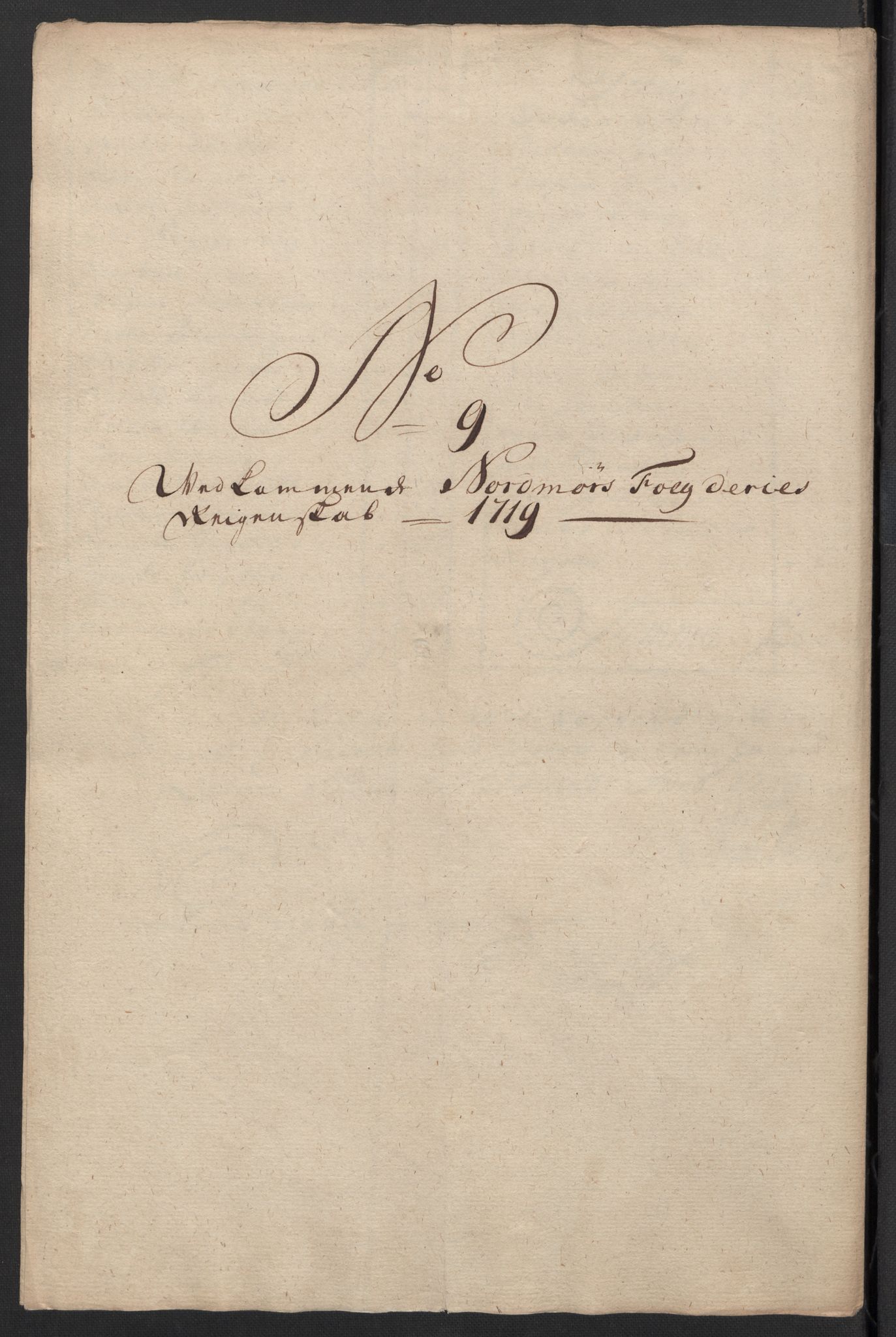 Rentekammeret inntil 1814, Reviderte regnskaper, Fogderegnskap, AV/RA-EA-4092/R56/L3752: Fogderegnskap Nordmøre, 1719, s. 128