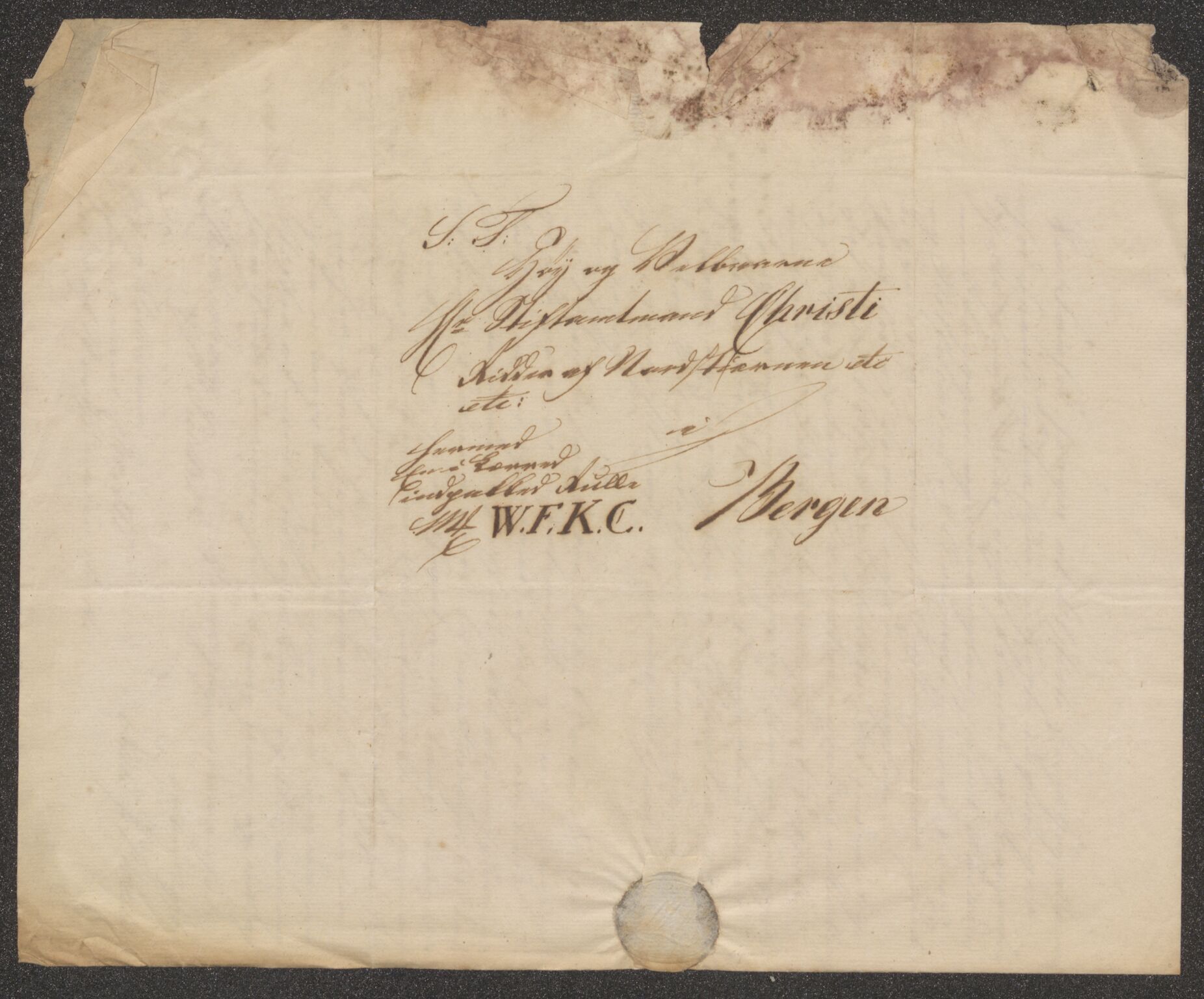 Bergens Museum, UMB/A007/D/Da/L0003/0002: Brevsamling 1828 / Brevsamling 1828, 1828