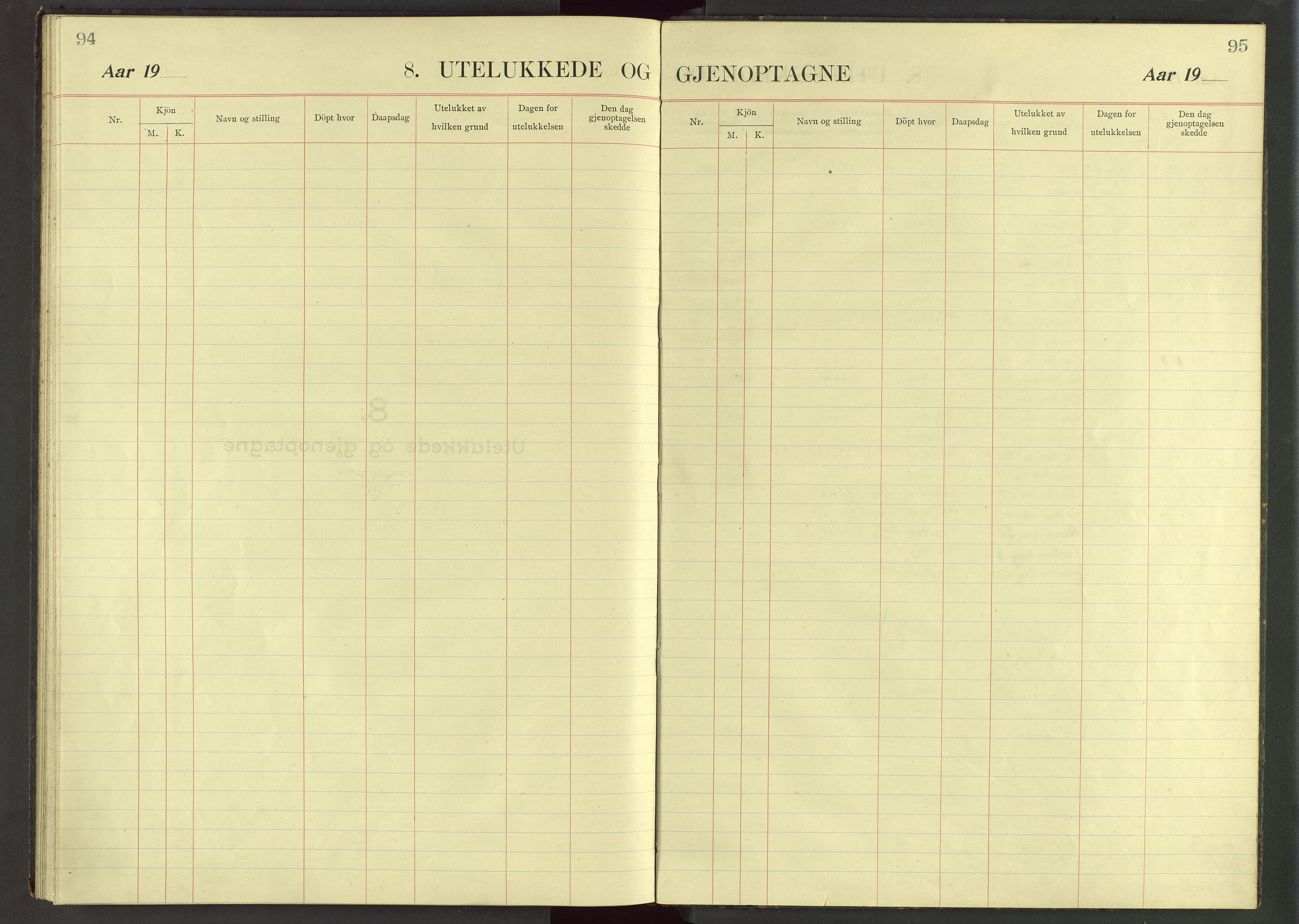 Det Norske Misjonsselskap - utland - Kina (Hunan), VID/MA-A-1065/Dm/L0085: Ministerialbok nr. 123, 1921-1946, s. 94-95