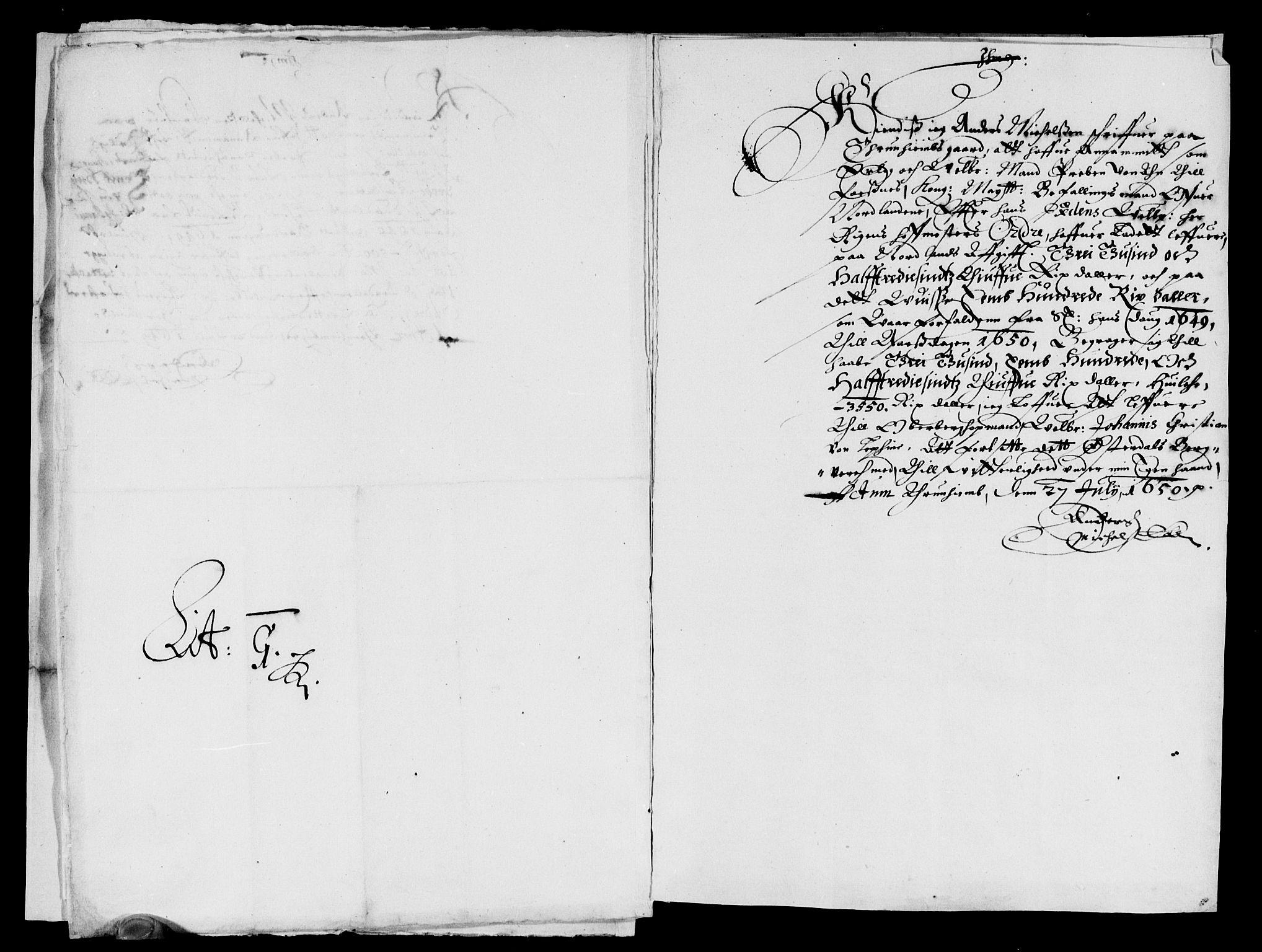 Rentekammeret inntil 1814, Reviderte regnskaper, Lensregnskaper, AV/RA-EA-5023/R/Rb/Rbz/L0035: Nordlandenes len, 1642-1650