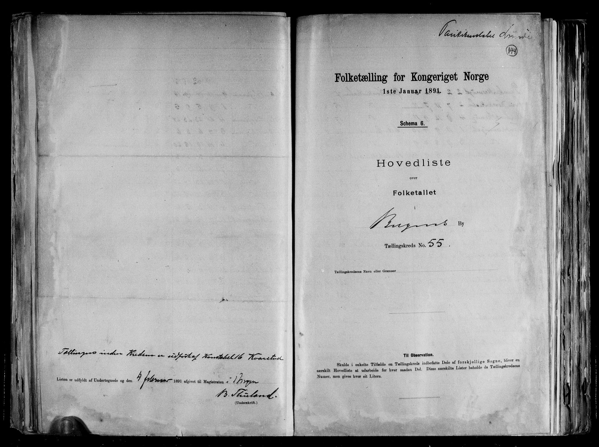 RA, Folketelling 1891 for 1301 Bergen kjøpstad, 1891, s. 146