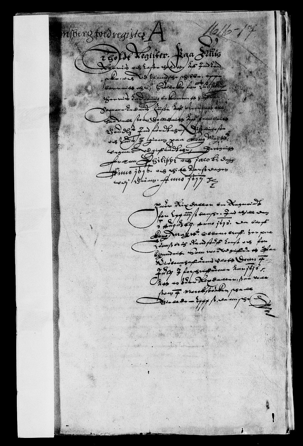 Rentekammeret inntil 1814, Reviderte regnskaper, Lensregnskaper, AV/RA-EA-5023/R/Rb/Rba/L0038: Akershus len, 1615-1617