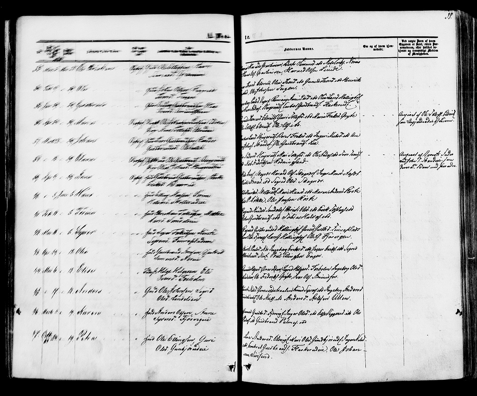 Ådal kirkebøker, AV/SAKO-A-248/F/Fa/L0001: Ministerialbok nr. I 1, 1857-1883, s. 38